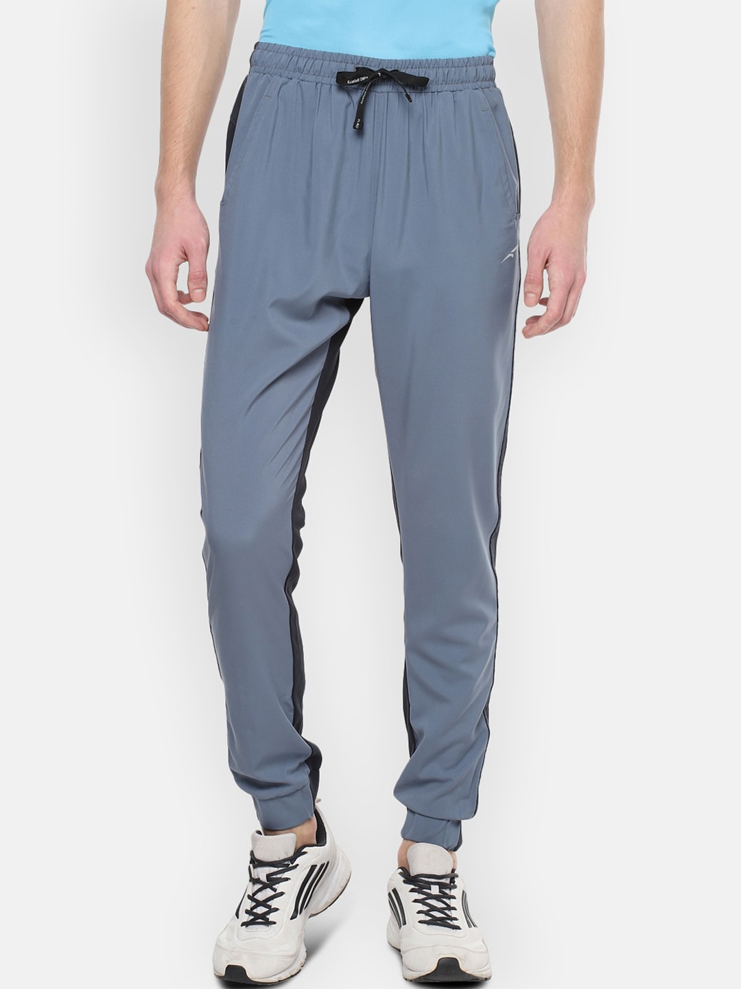 

FURO by Red Chief Men Grey & Black Solid Joggers