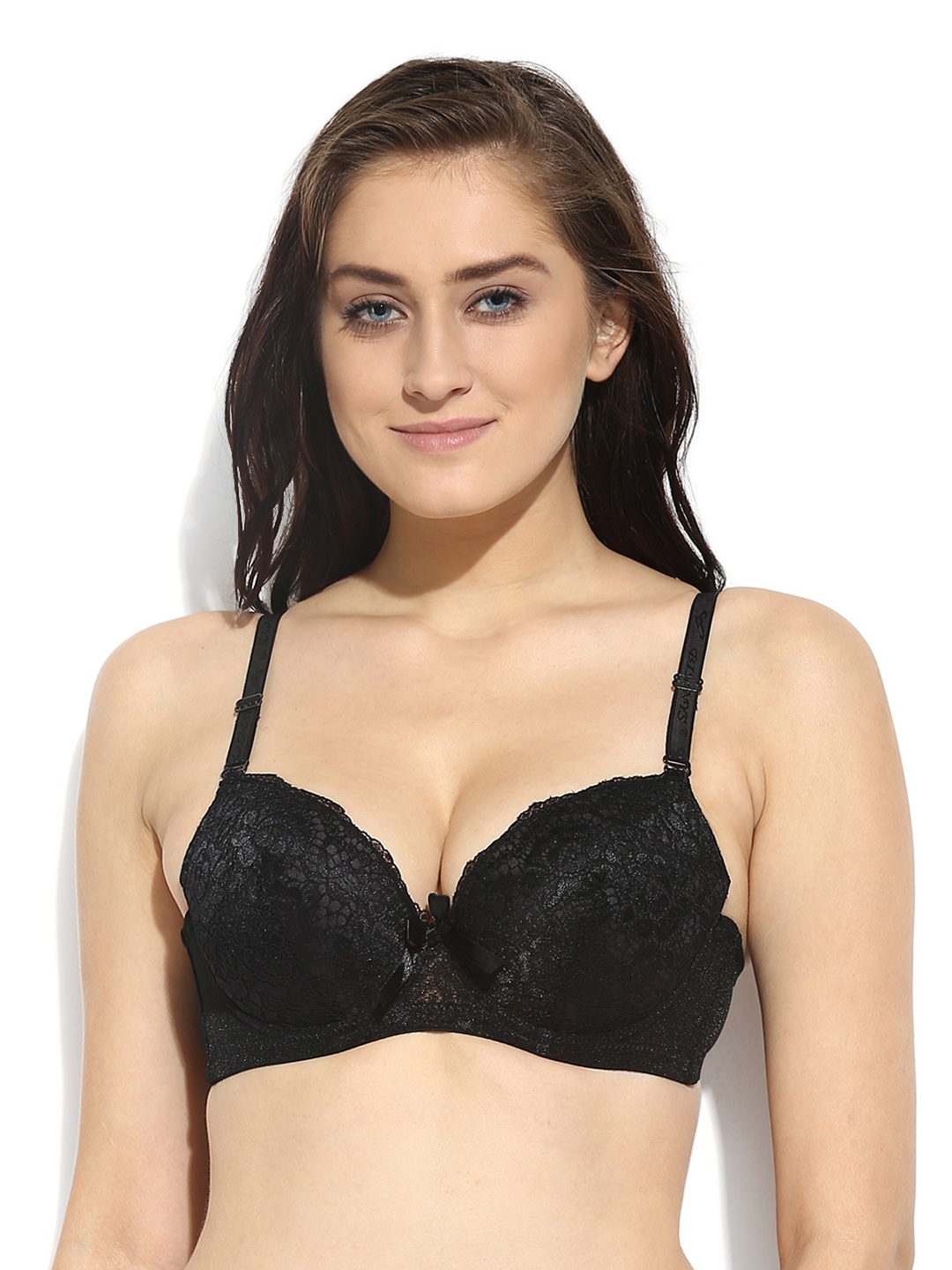 

Da Intimo Black Lace Bra DI-720
