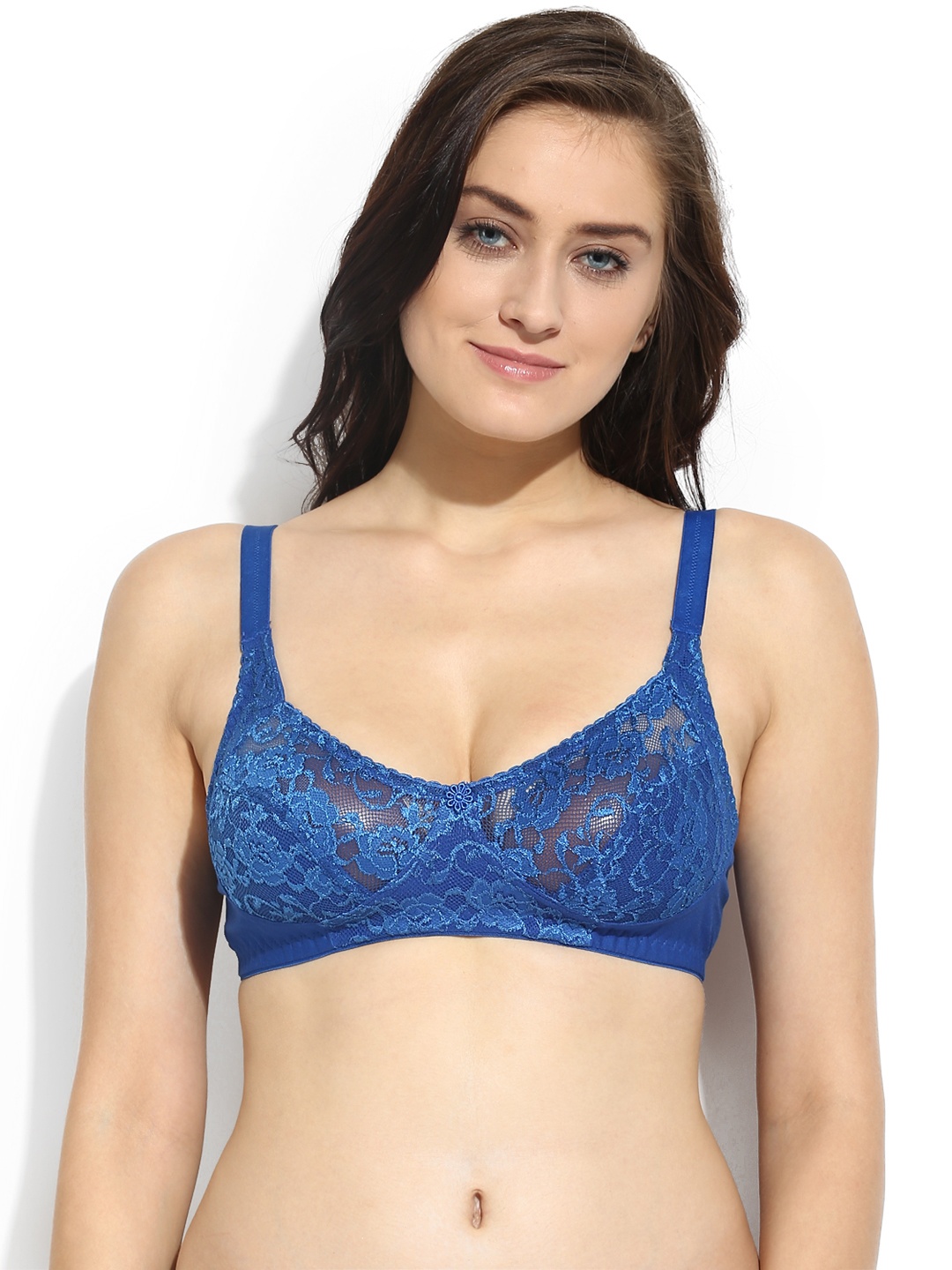 

Da Intimo Blue Lace Non-Padded Non-Wired Everyday Bra DI-711