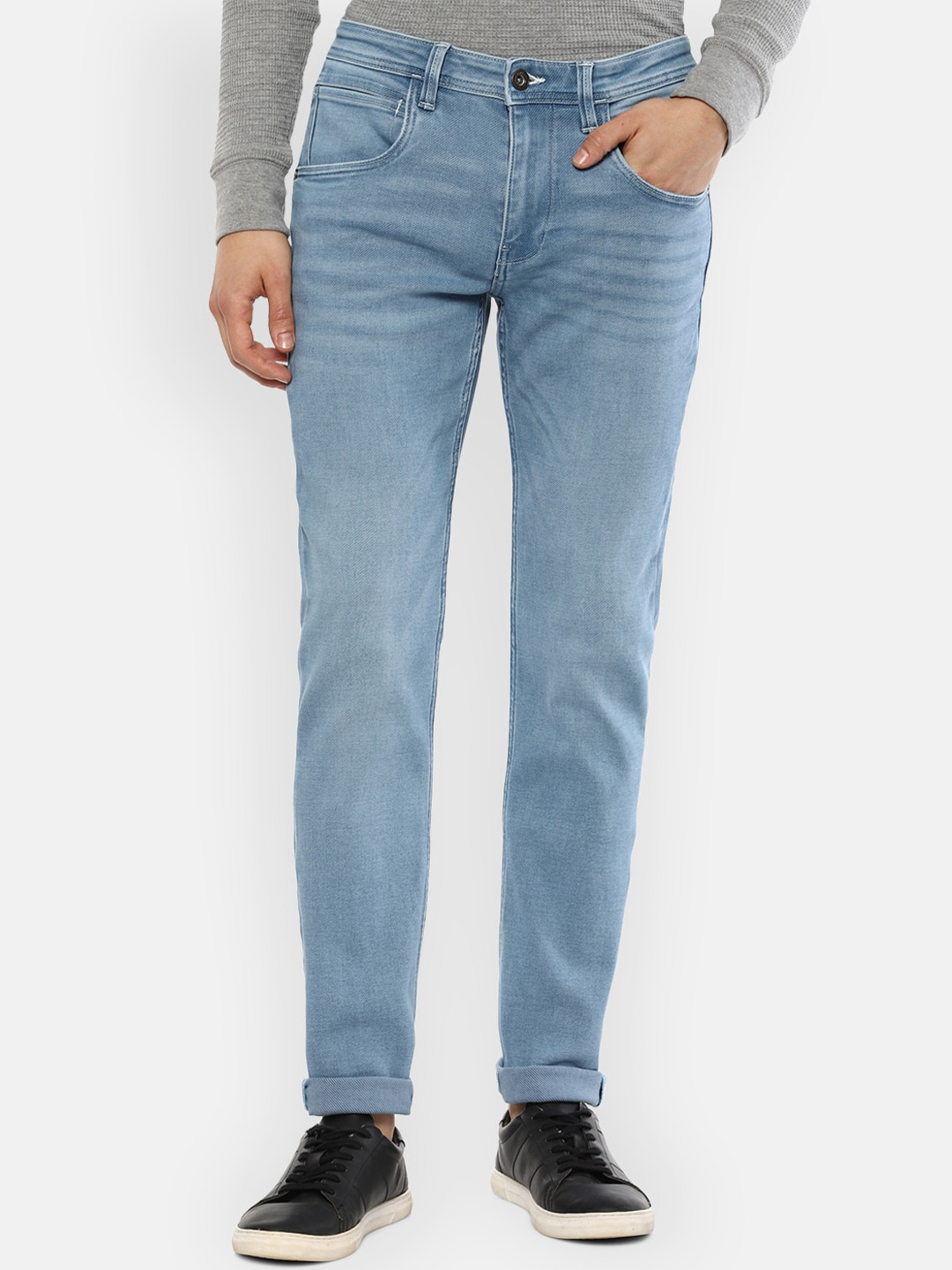 

VAN HEUSEN DENIM LABS Men Blue Slim Fit Jeans