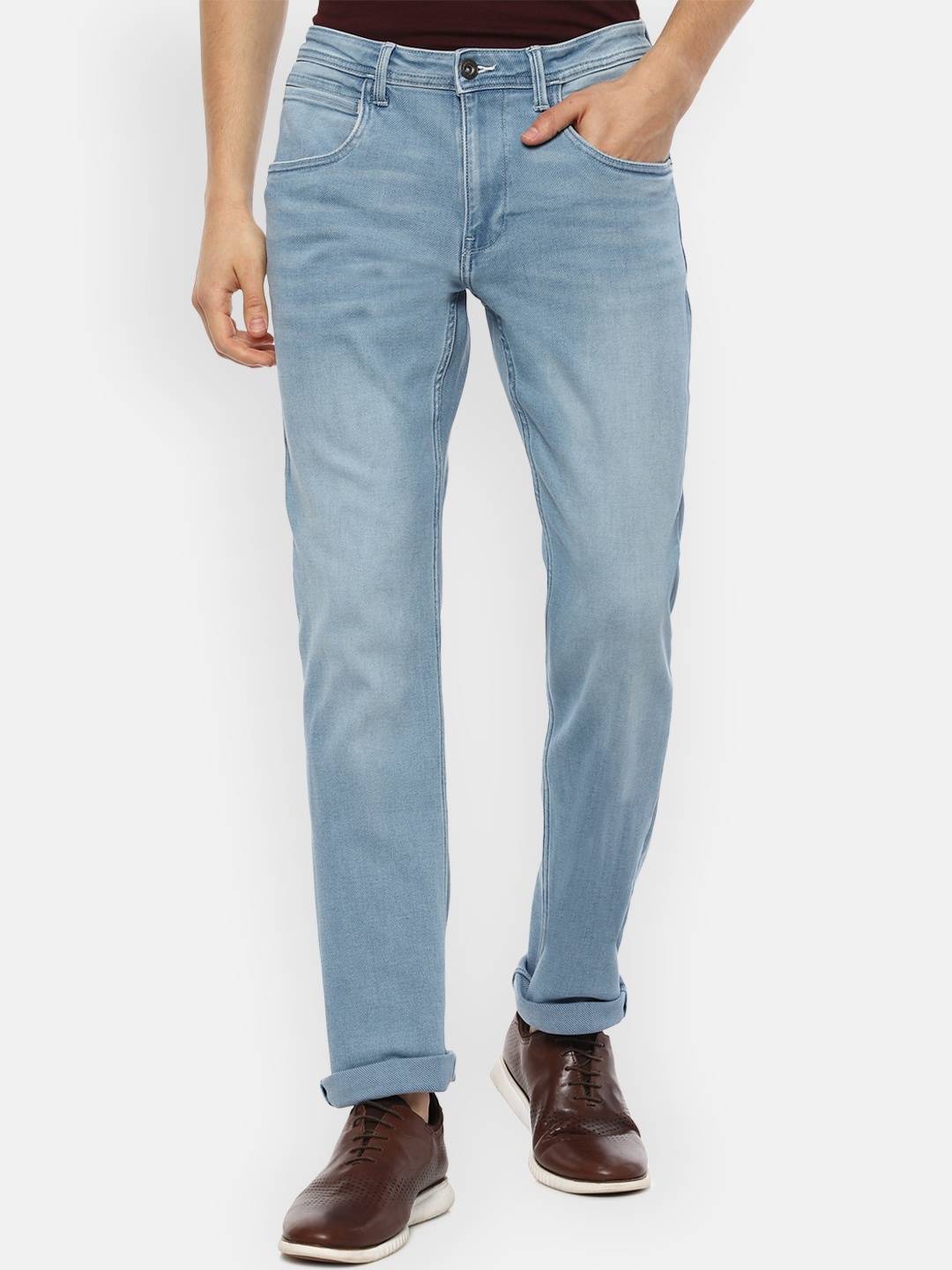 

VAN HEUSEN DENIM LABS Men Blue Light Fade Jeans