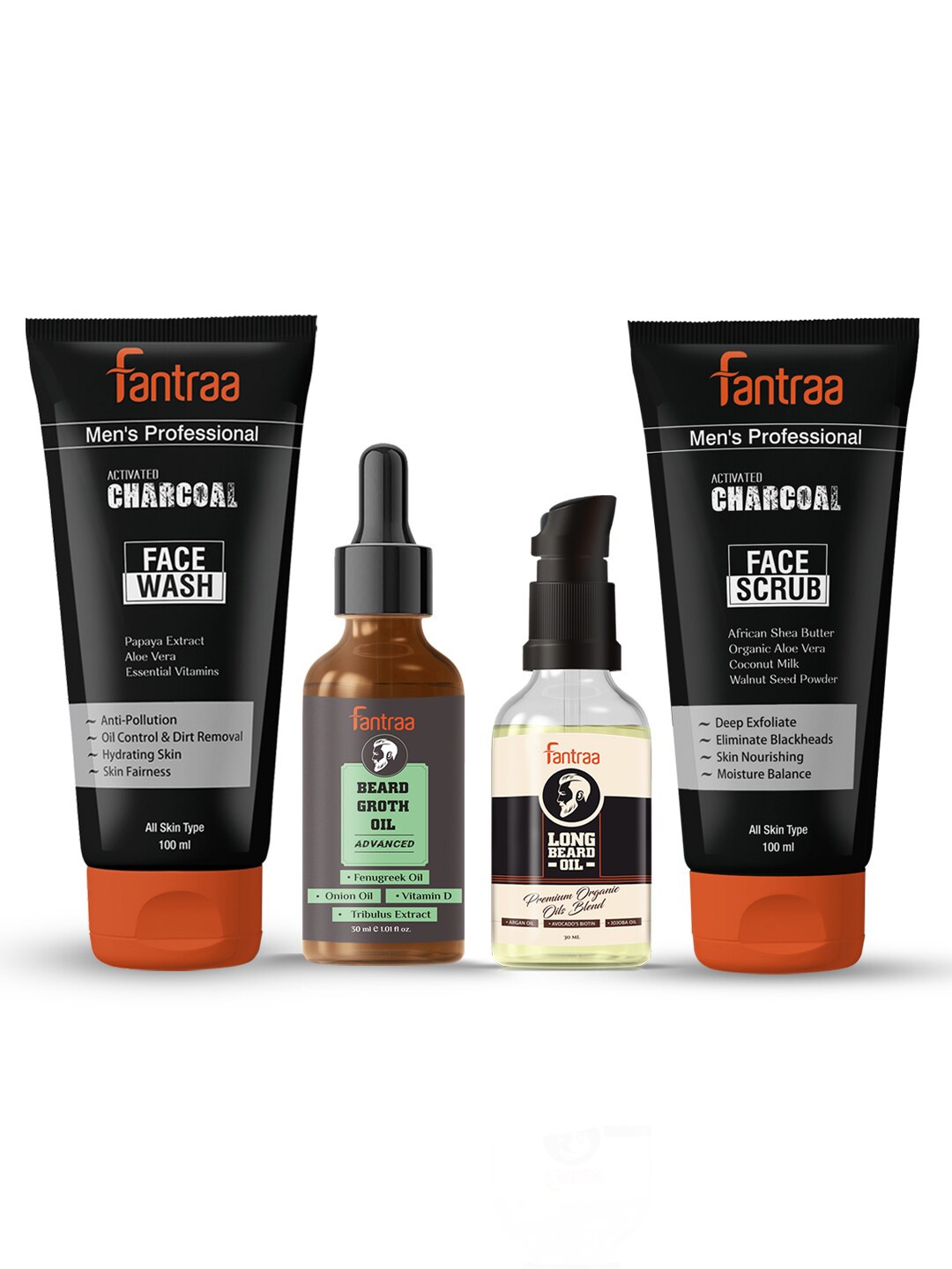 

Fantraa Men Grooming Kit-4 Pieces, Black