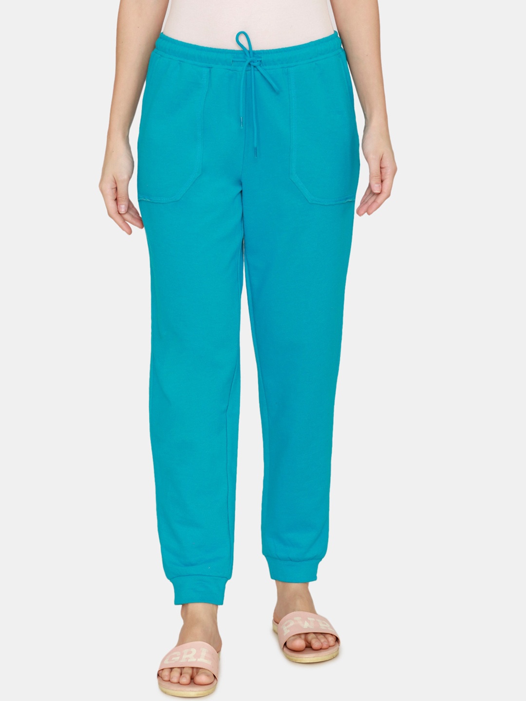 

Zivame Women Blue Cotton Jogger