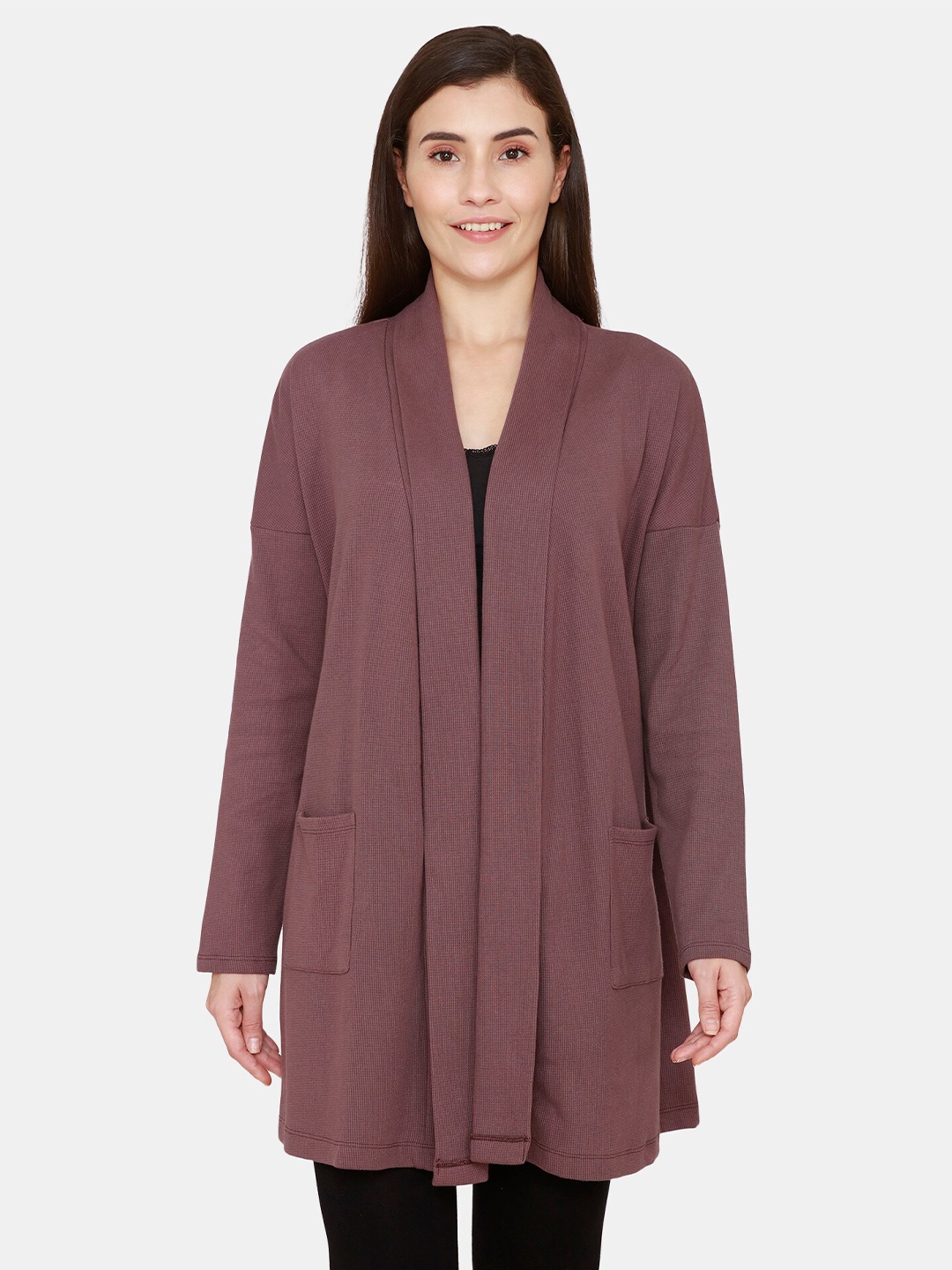 

Zivame Women Brown Shrug