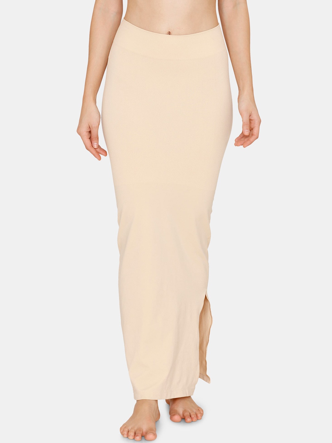 

Zivame Beige Solid Saree Shapewear