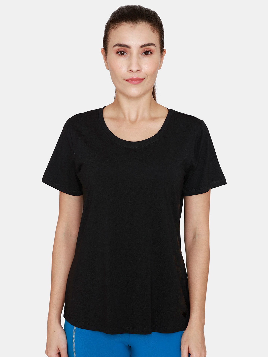

Zelocity by Zivame Women Black T-shirt