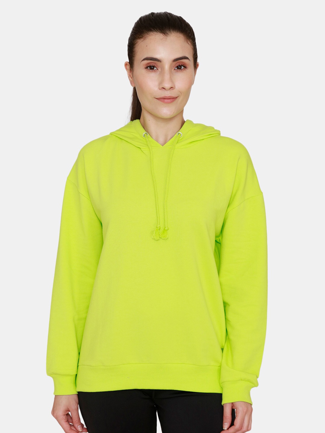 

Zelocity by Zivame Women Yellow Sweatshirt