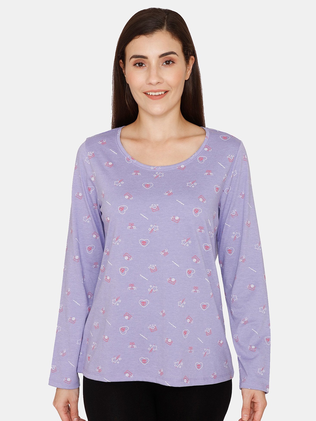 

Rosaline by Zivame Blue Regular Top