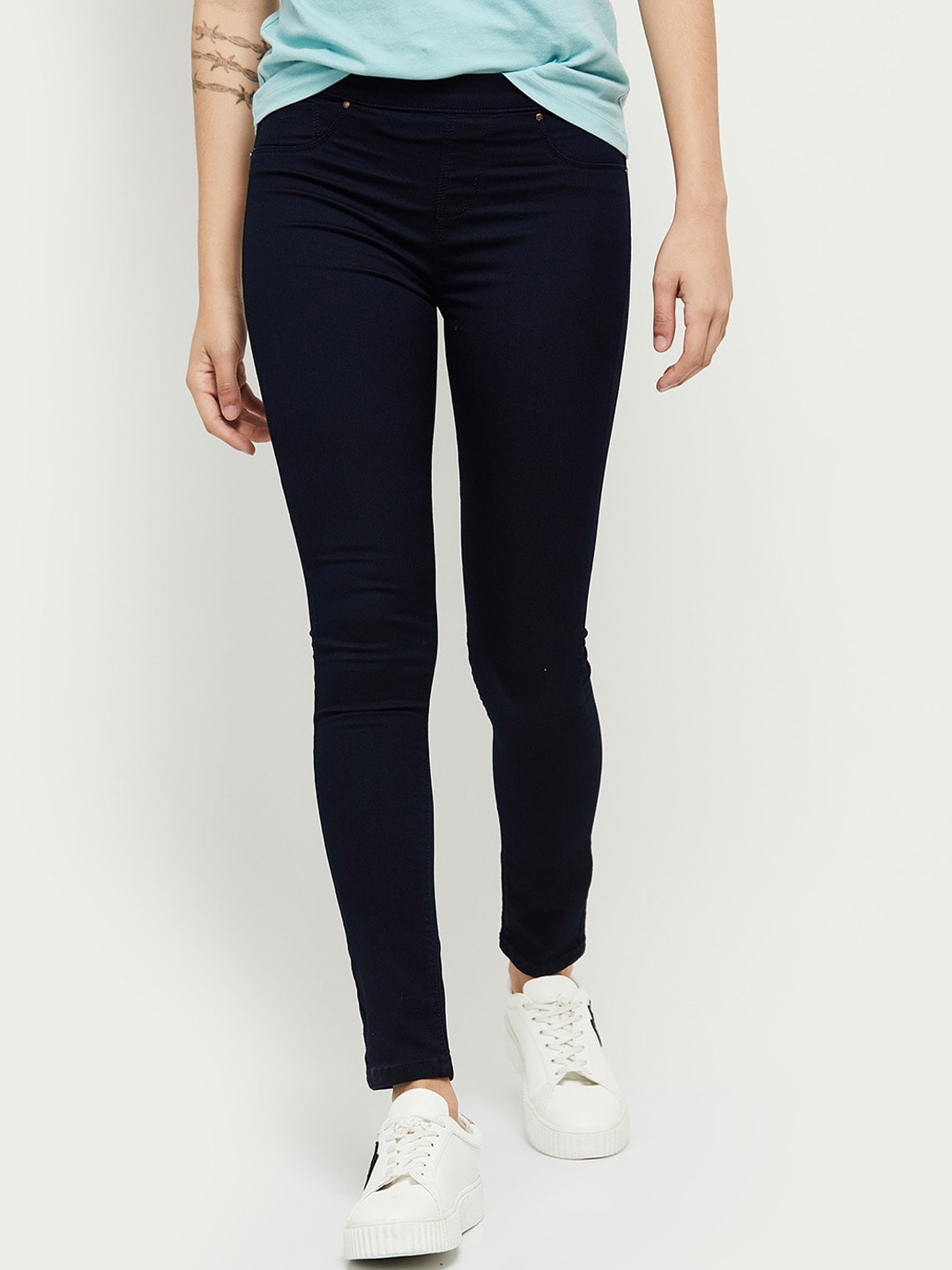 

max Women Blue Slim Fit Stretchable Jeans