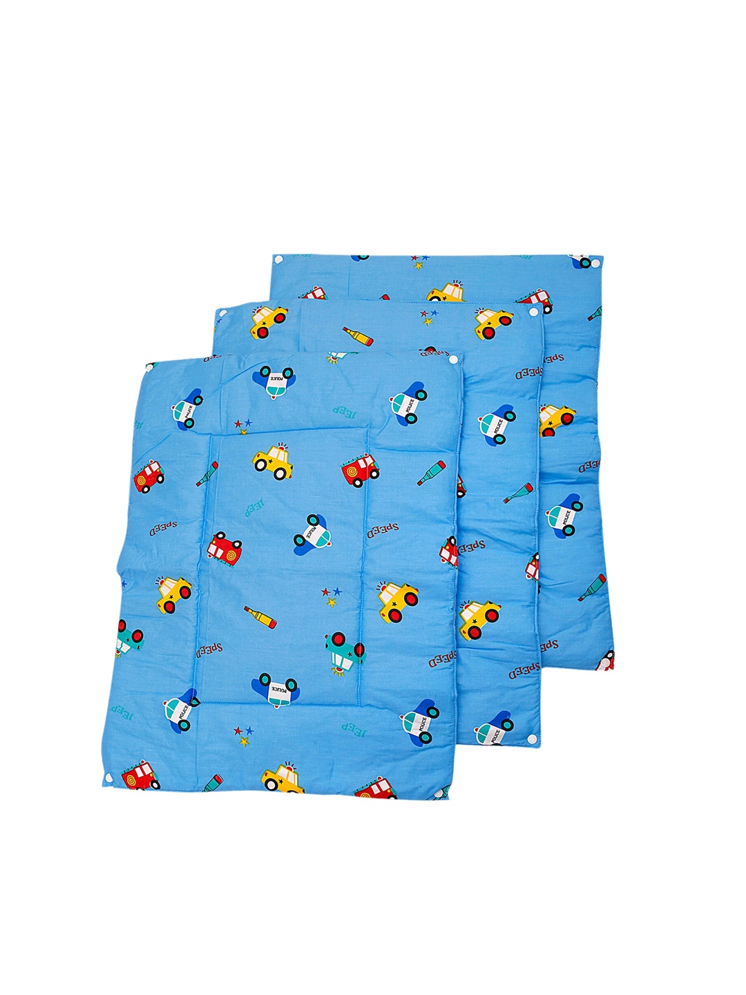 

Baby Moo Set of 3 Blue Waterproof Changing Sheet