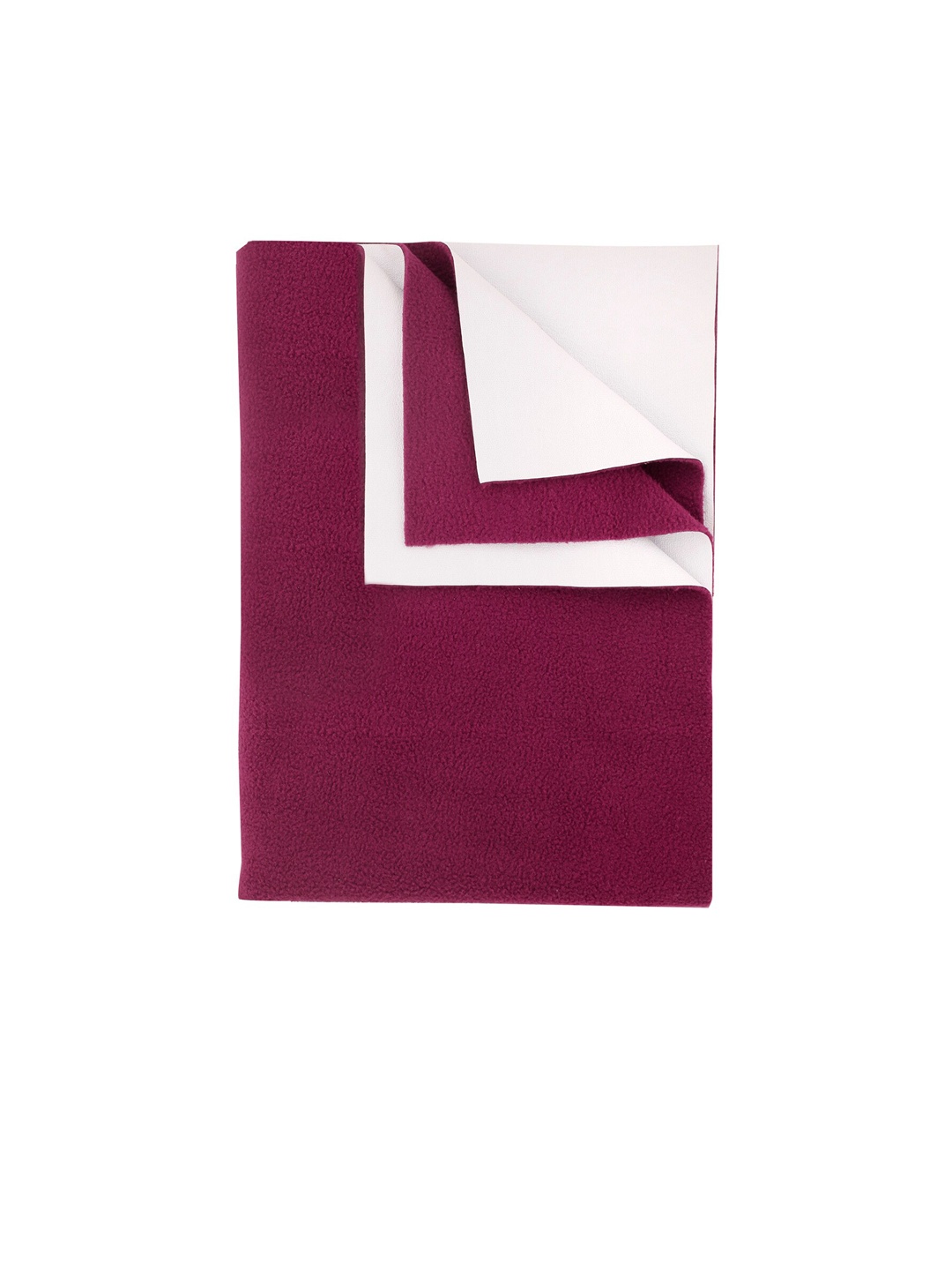 

Baby Moo Infant Kids Maroon Single Size Water-Resistant Reusable Mattress Protector