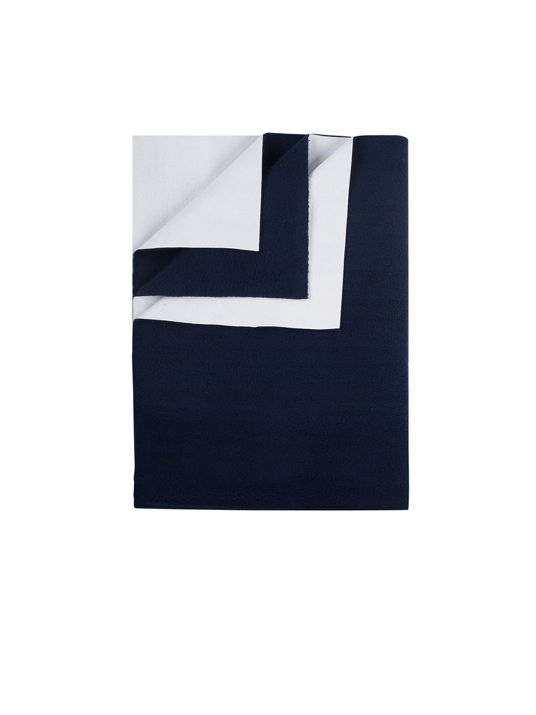 

Baby Moo Kids Navy Blue Solid Water-Resistant Bed Protector