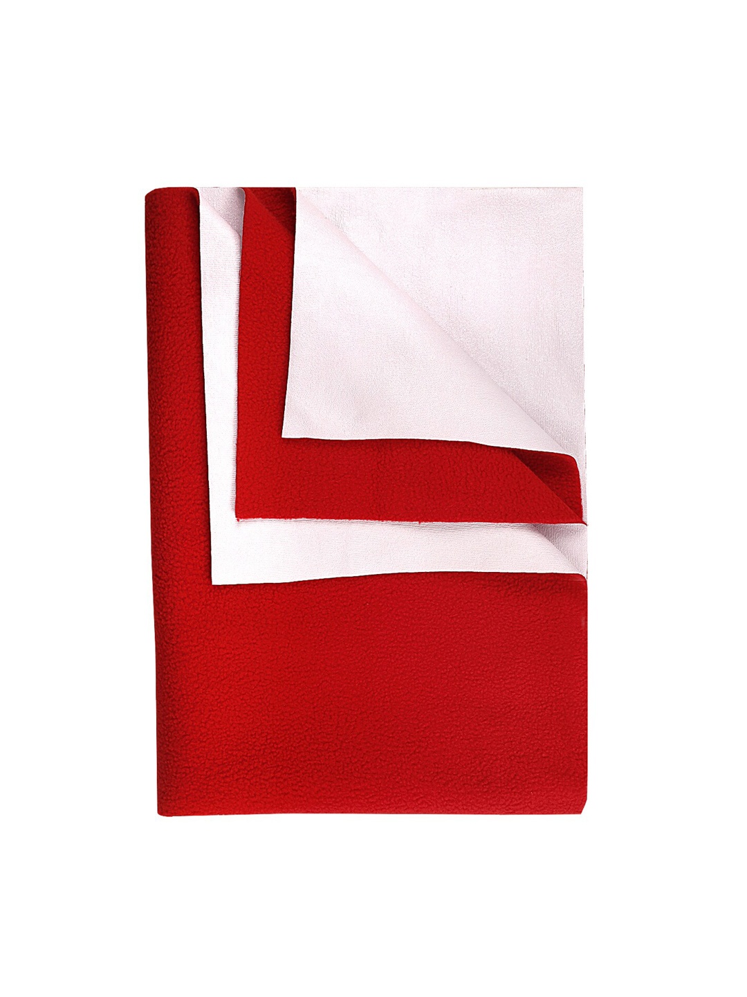 

Baby Moo Infant Kids Red Solid Water-Resistant Mattress Protector