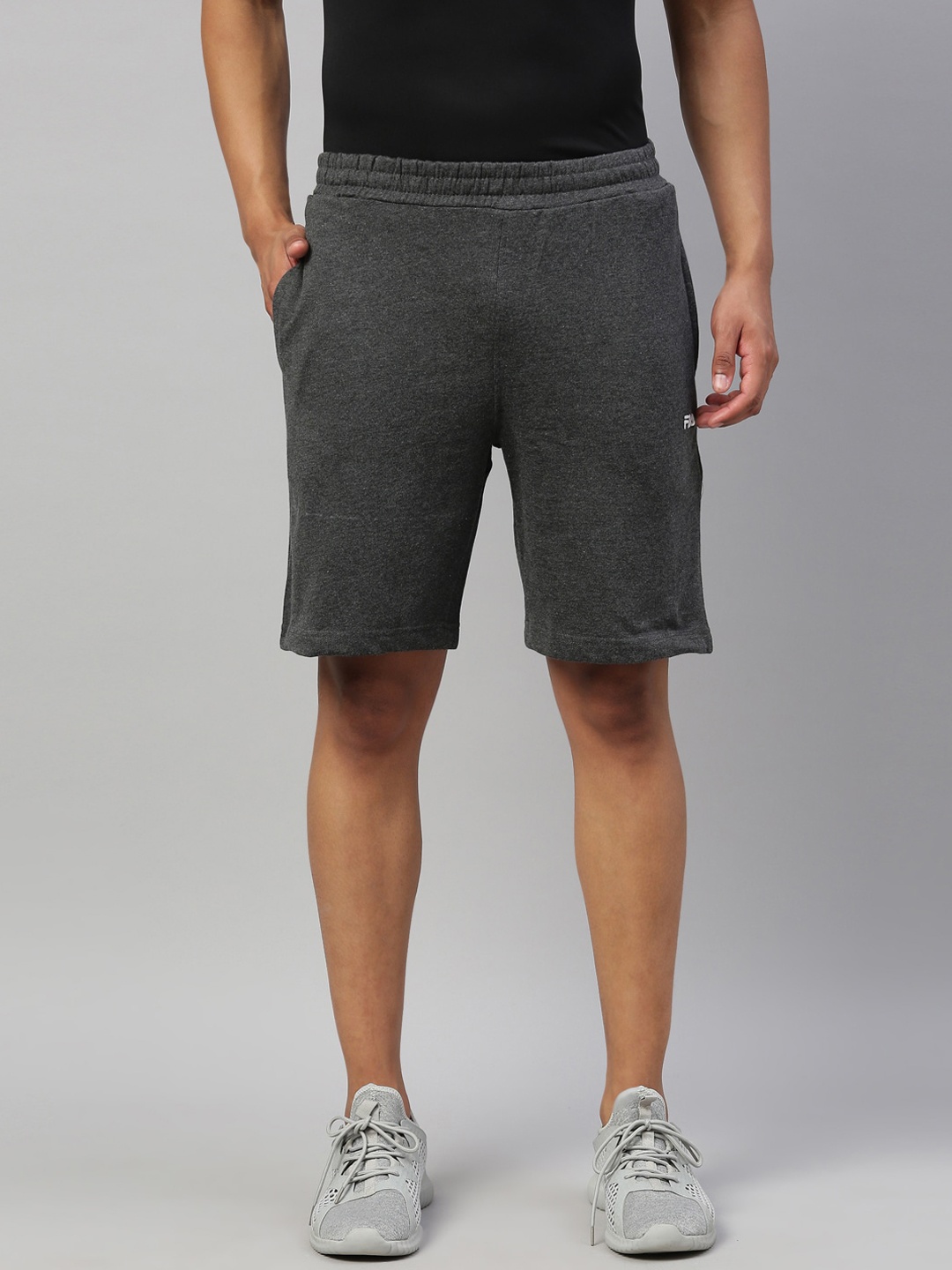 

FILA Men Black Regular Shorts