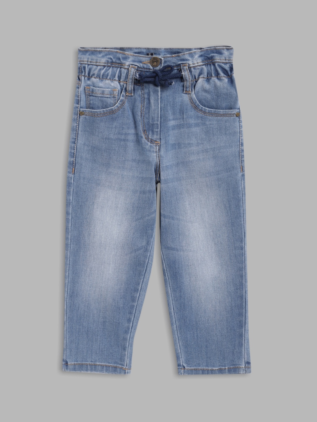

Blue Giraffe Girls Blue Heavy Fade Jeans