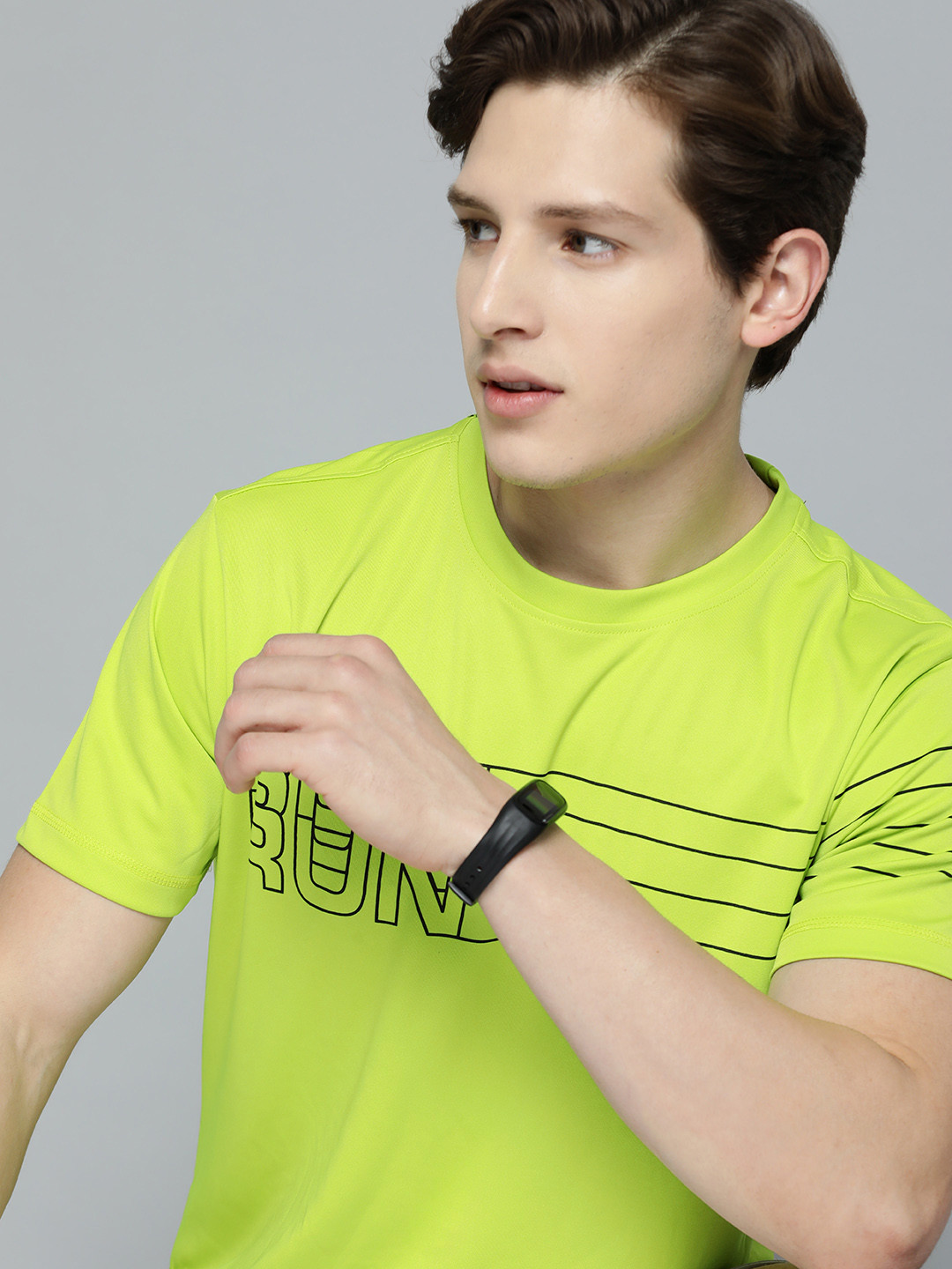 

Slazenger Men Green Typography Printed T-shirt
