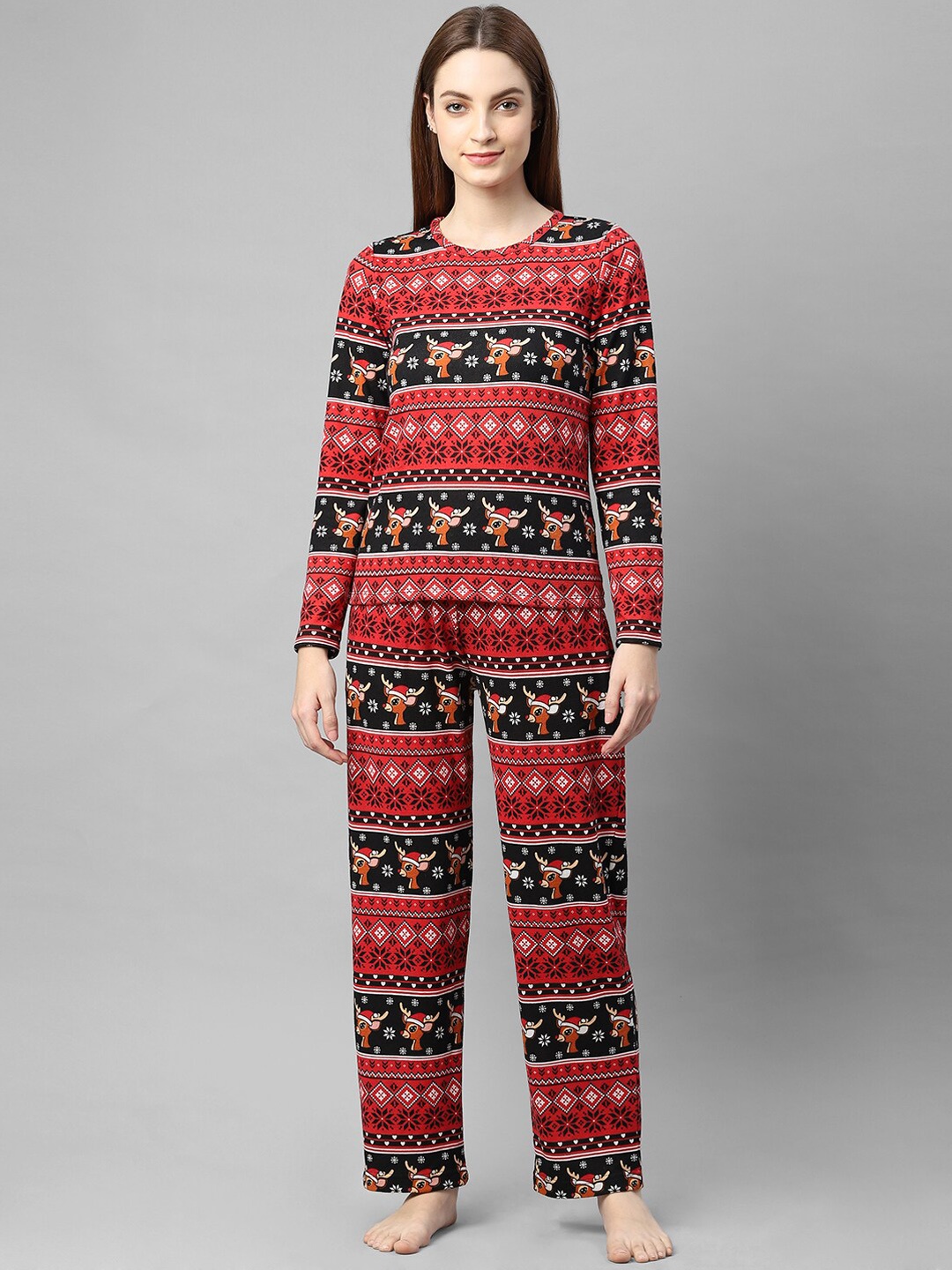 

Rigo Women Multi Animal, Red