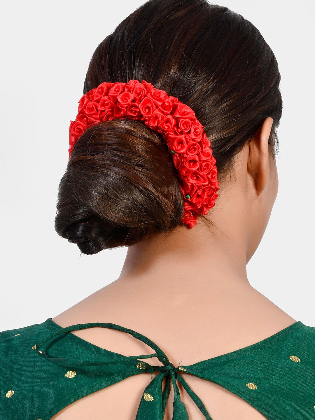 

Silvermerc Designs Women Red Floral Hair Accessory