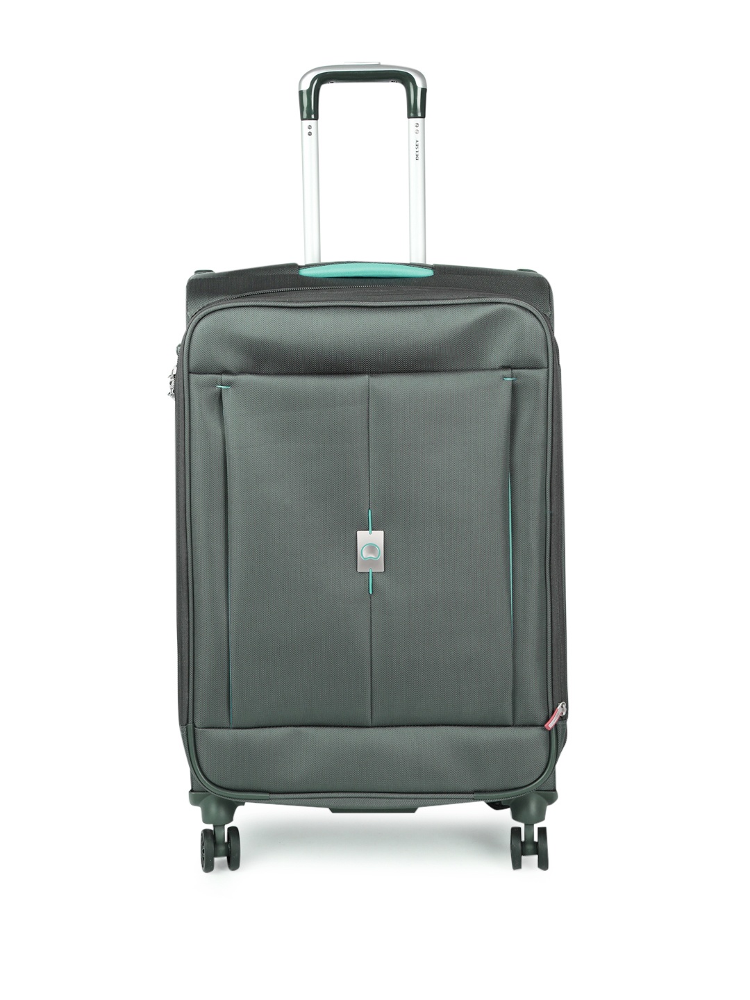 

DELSEY Unisex Grey Expandable Spinner Large Trolley Bag