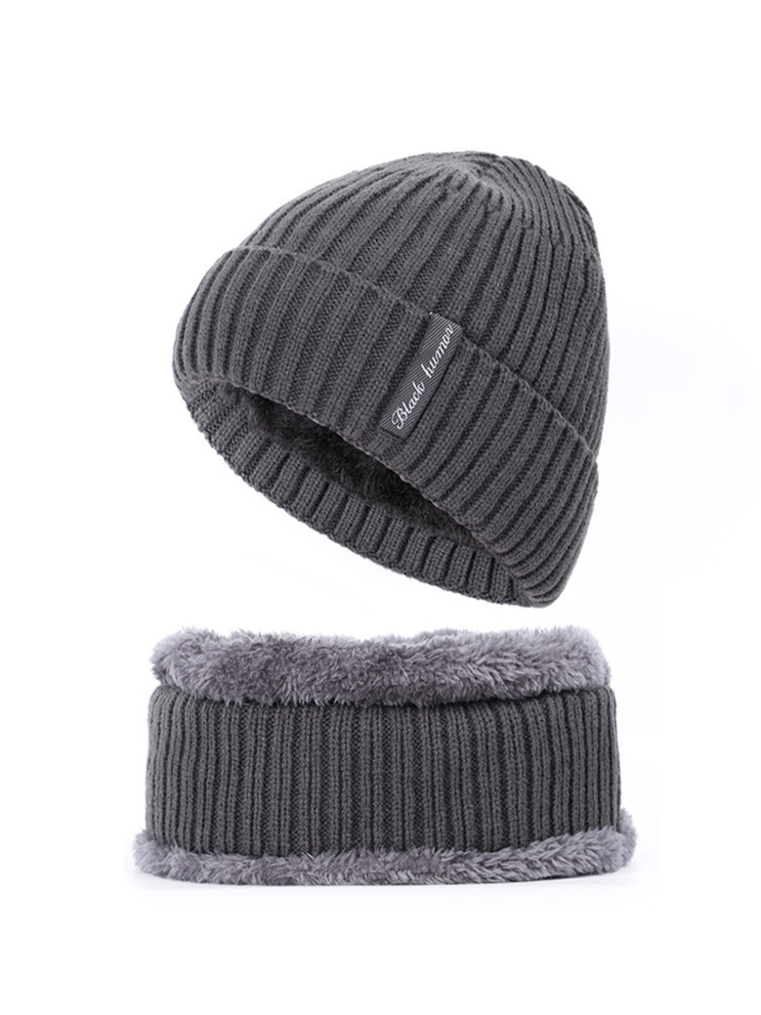 

iSWEVEN Unisex Grey Beanie