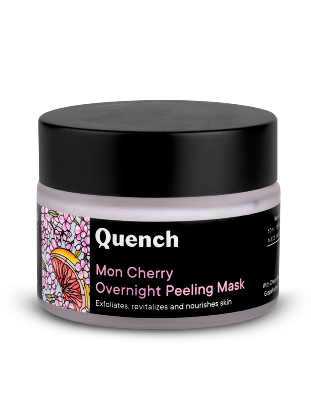 

Quench Mon Cherry Overnight Peeling Mask with Grapefruit 50 ml, Black