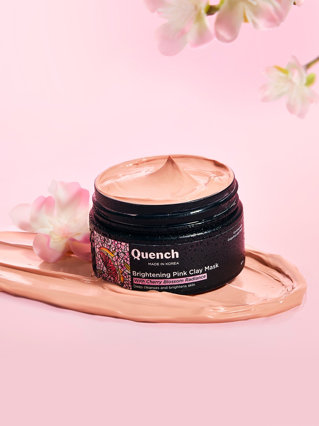 

Quench Brightening Clay Mask To Refine Pores & Boost Radiance - 50ml, Black