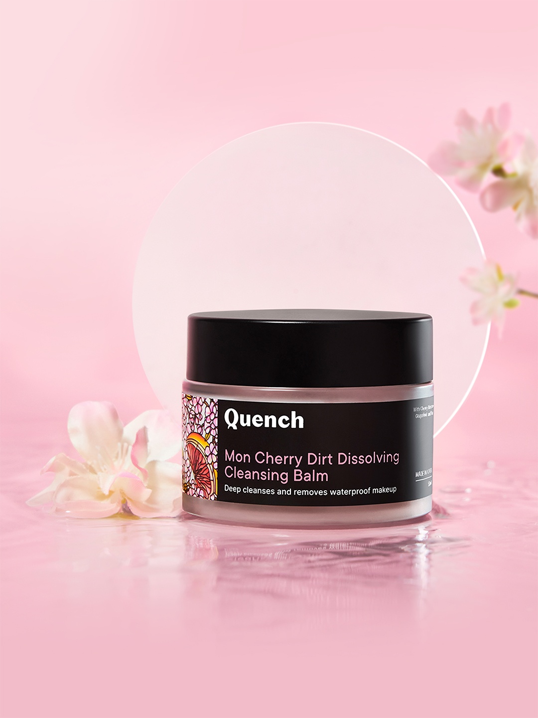 

Quench Dirt Dissolving Cleansing Balm With Pearl Extracts - 50ml, Pink