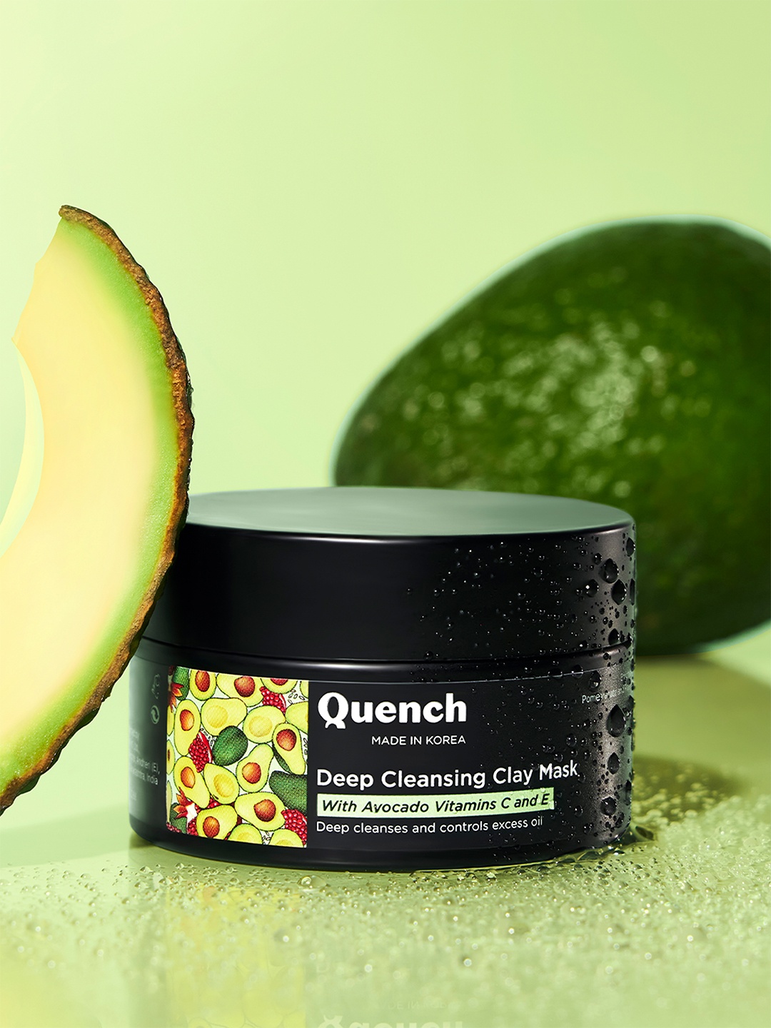 

Quench Deep Cleansing Clay Mask To Remove Impurities & Refines Pores - 50ml, Black