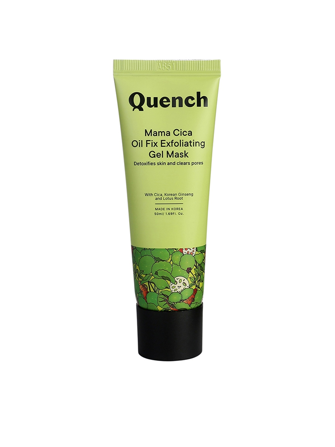 

Quench Oil Fix Exfoliating Gel Mask with Korean Ginseng 50 ml, Green