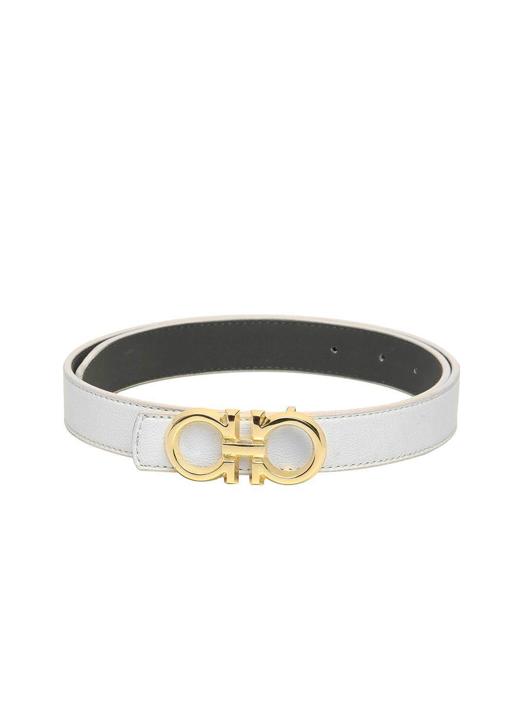 

Calvadoss Girls White Textured Belt