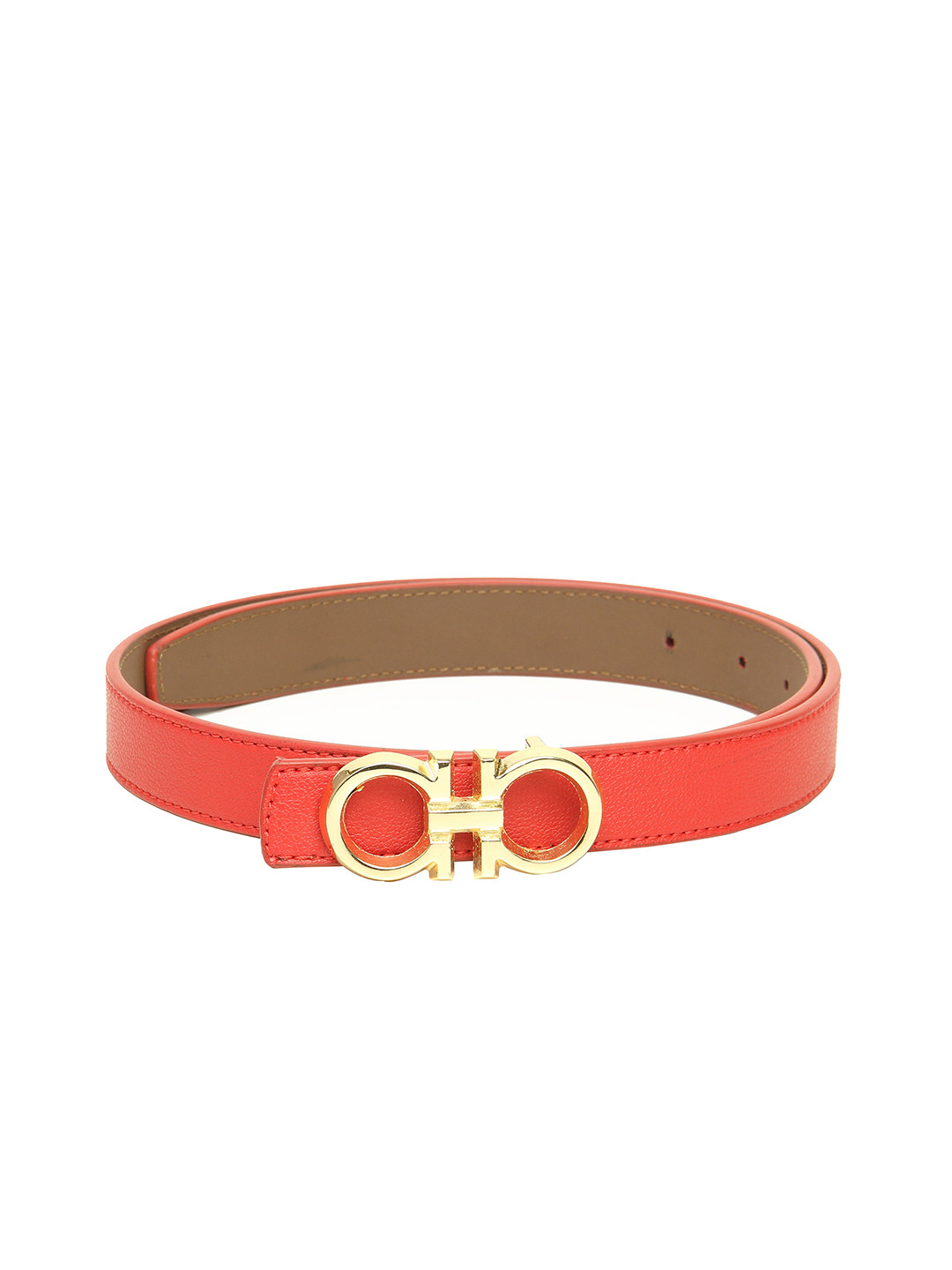 

Calvadoss Girls Red Textured Belt