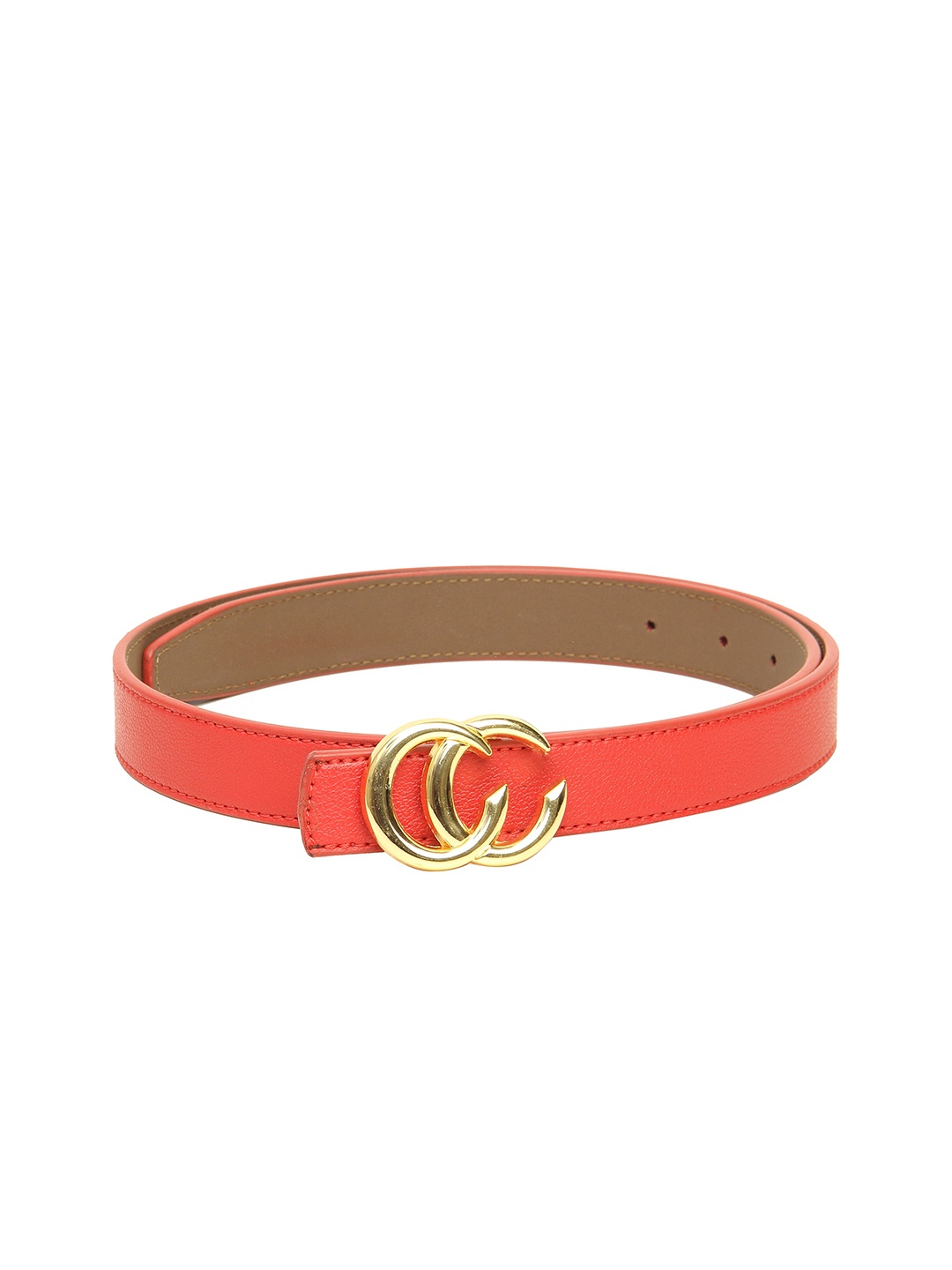 

Calvadoss Girls Red Textured Belt