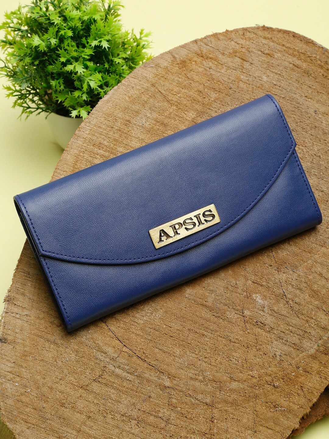 

Apsis Women Blue Two Fold Wallet