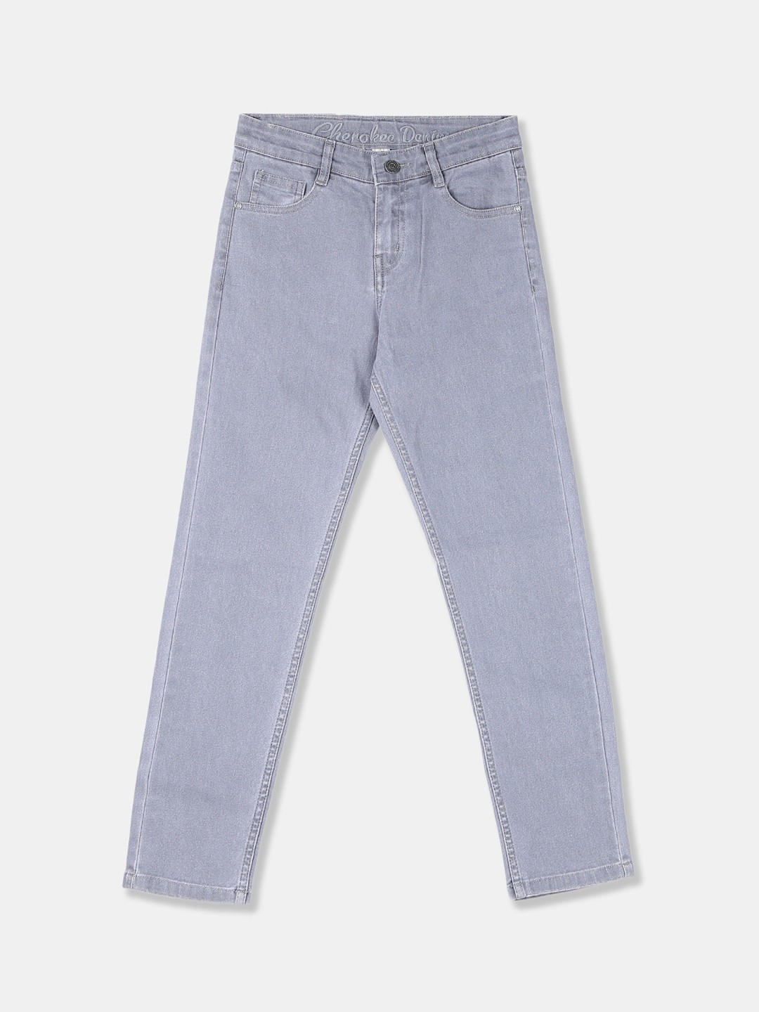 

Cherokee Boys Grey Low Distress Jeans