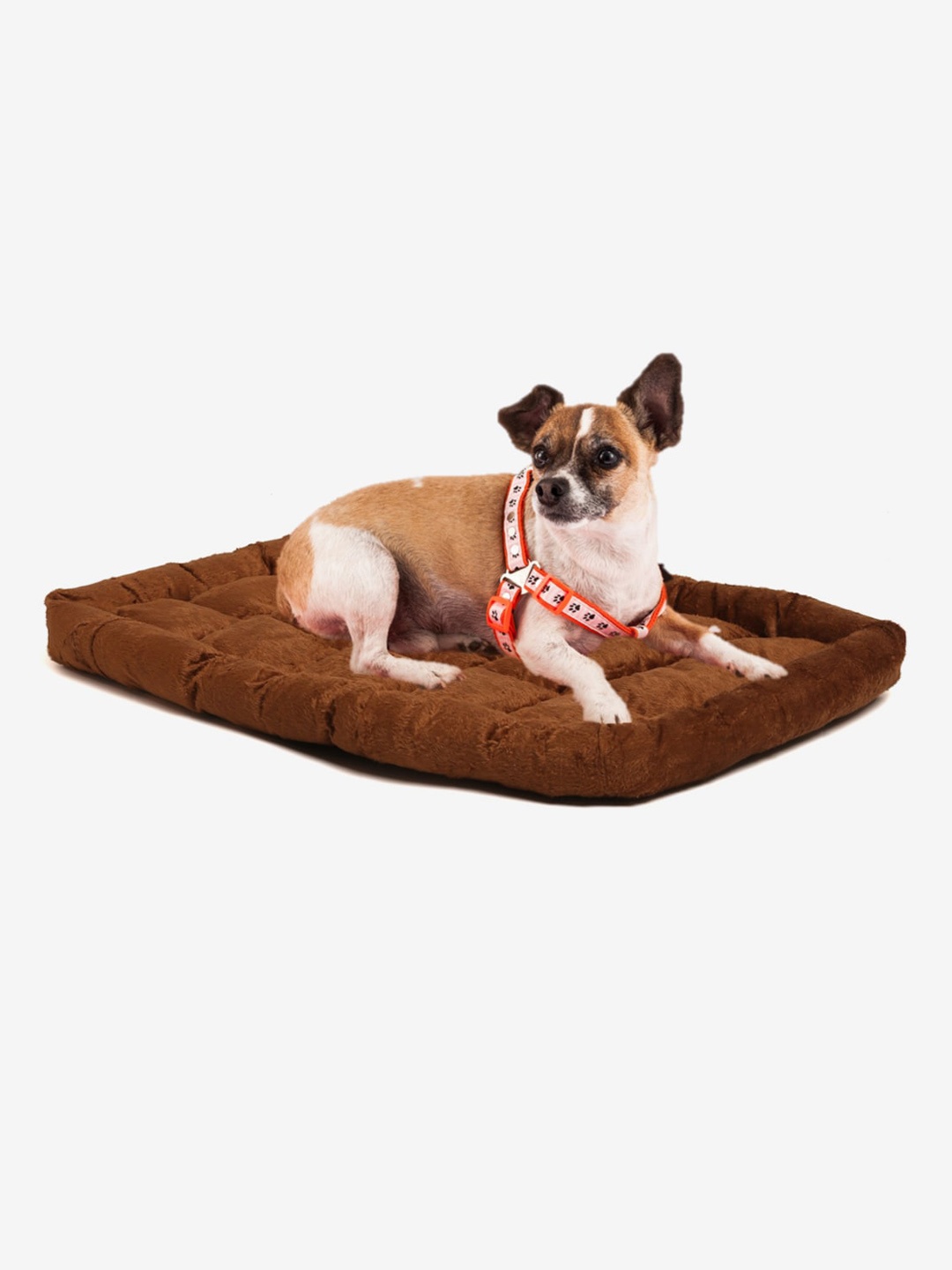 

WIGGLE TWIDDLE Brown Solid Ultra Soft Fur Pet Mat