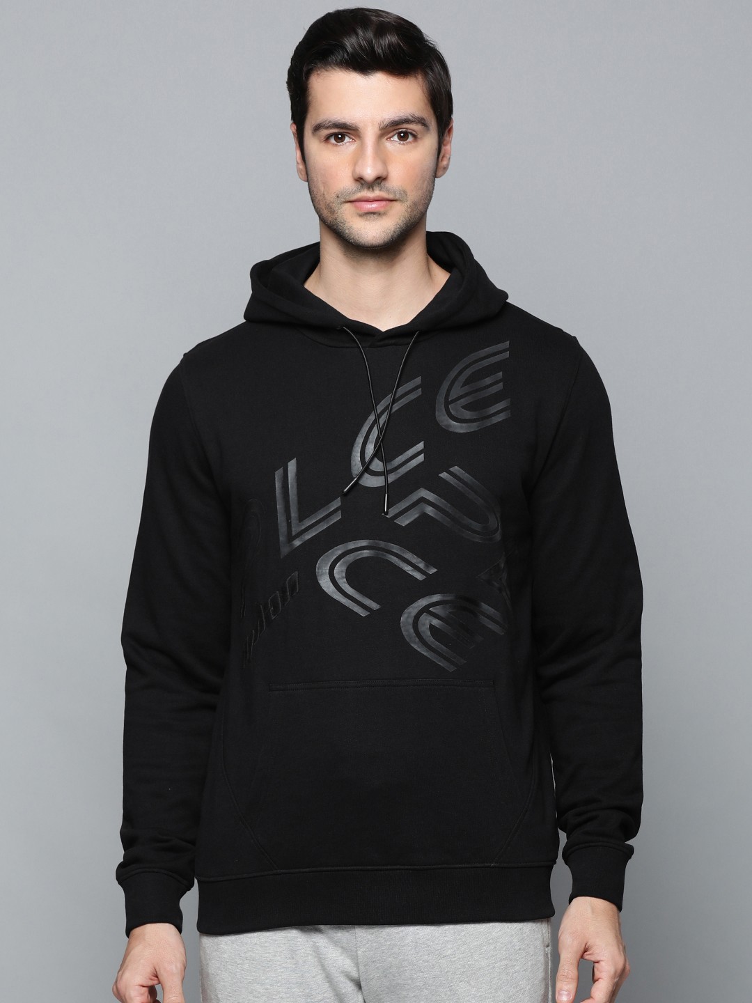 

883 Police Men Black Hobson Hooded Sweatshirt
