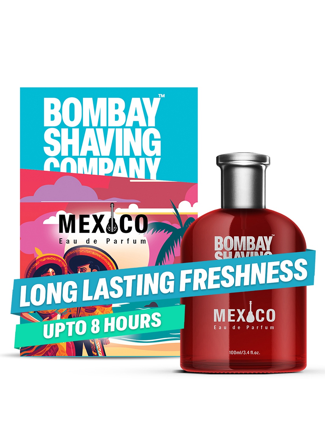 

Bombay Shaving Company Men Mexico Perfume - 100 ML, Red