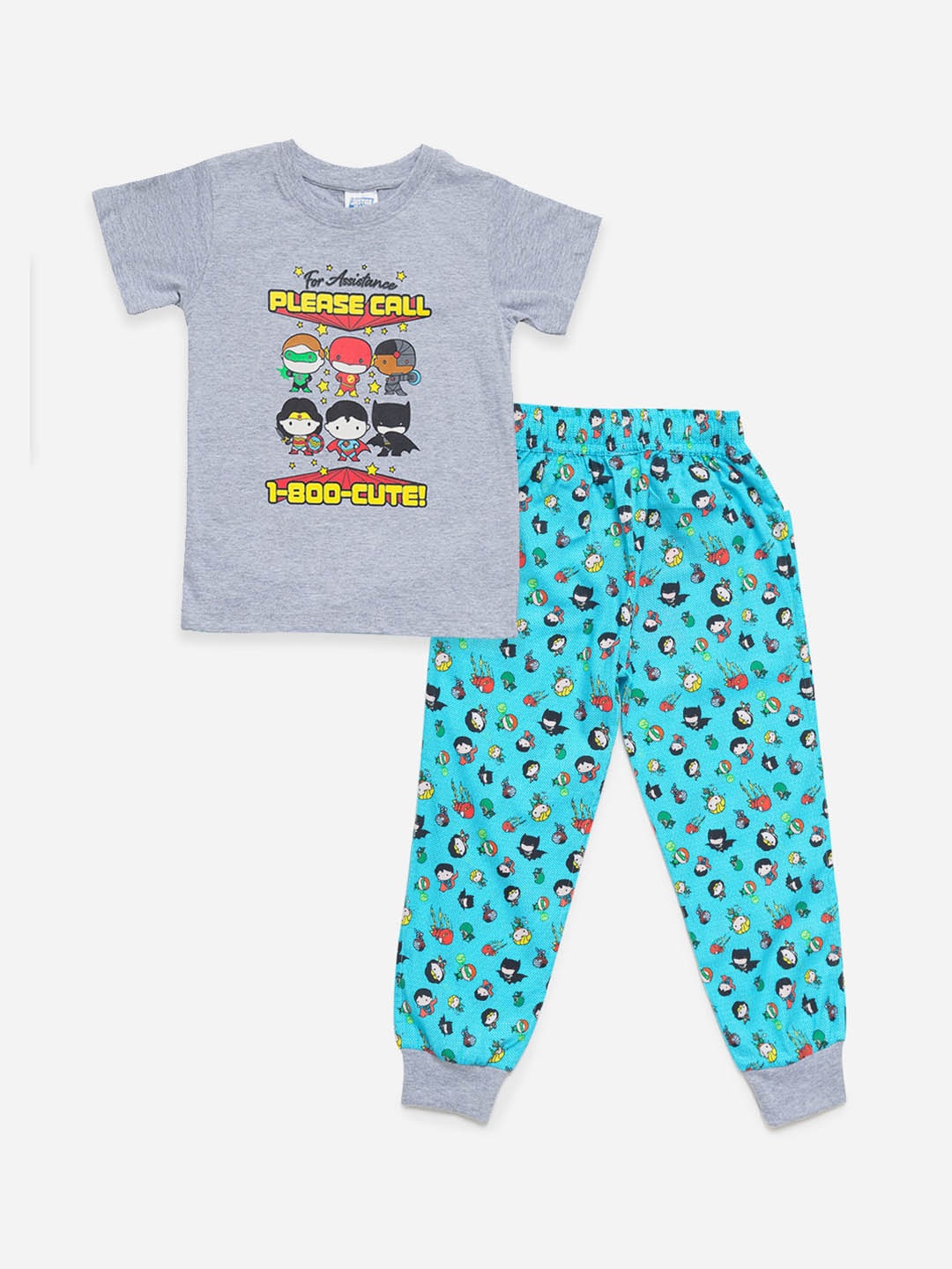 

SMUGGLERZ INC. Boys Grey Cartoon Characters