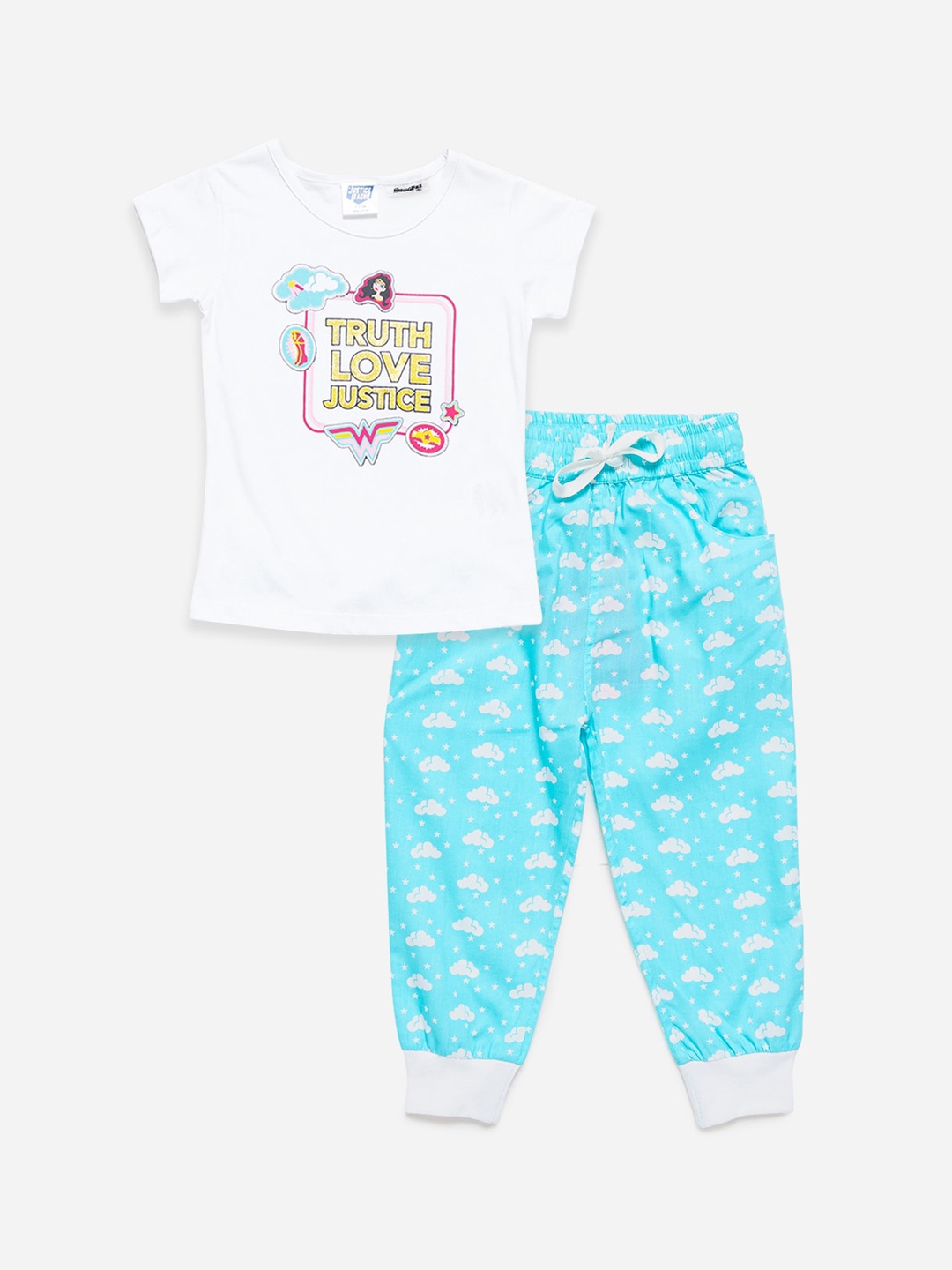

SMUGGLERZ INC. Girls White Cartoon Characters