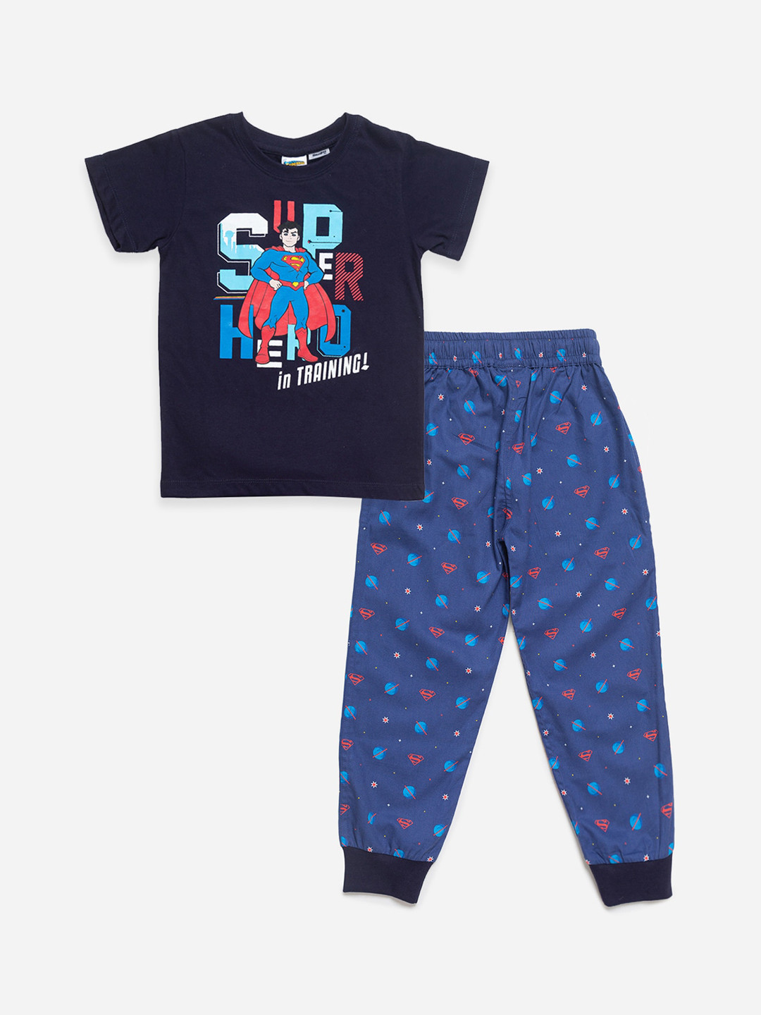 

SMUGGLERZ INC. Boys Navy Blue Cartoon Characters