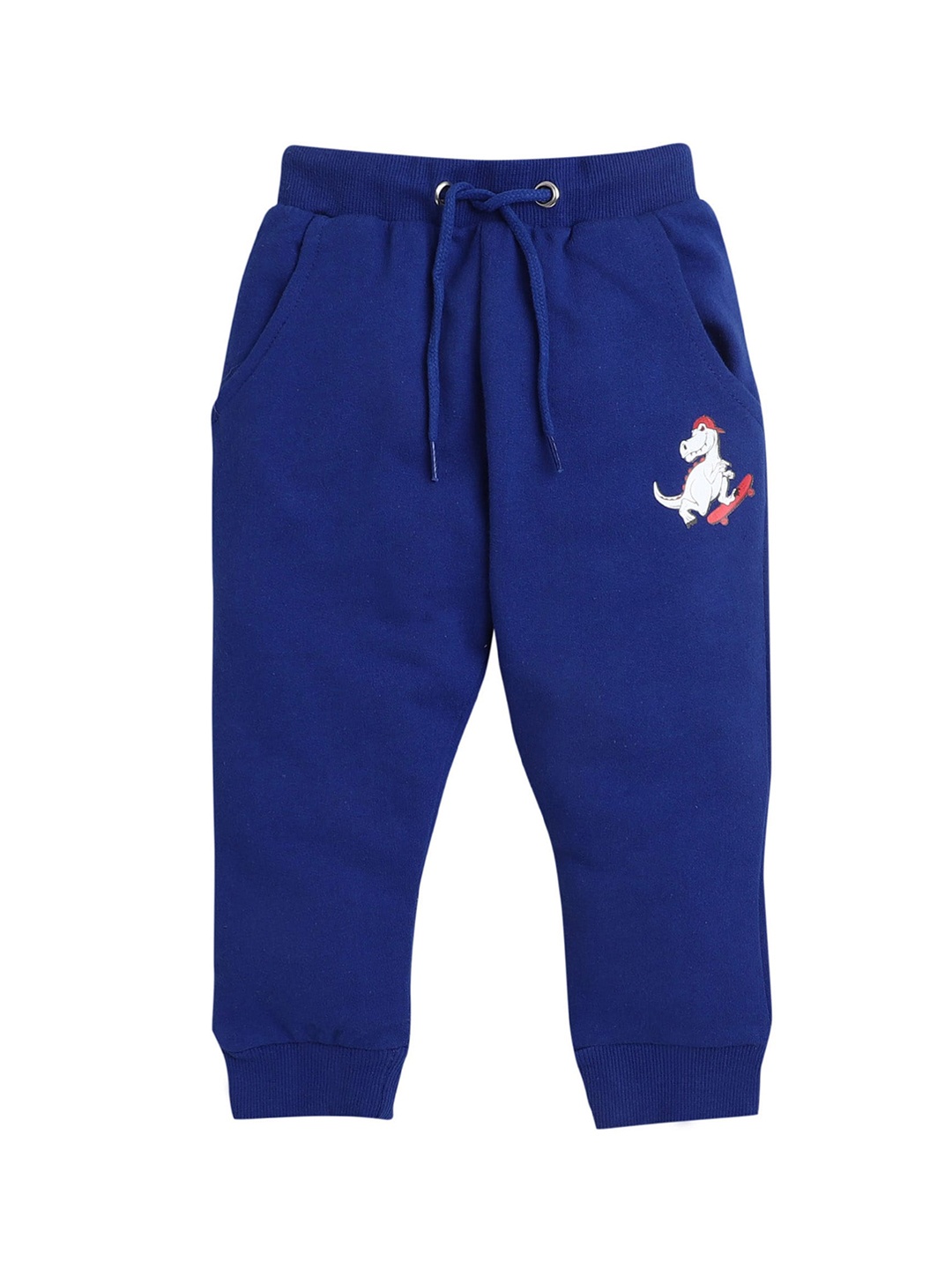 

BUMZEE Boys Blue Solid Joggers