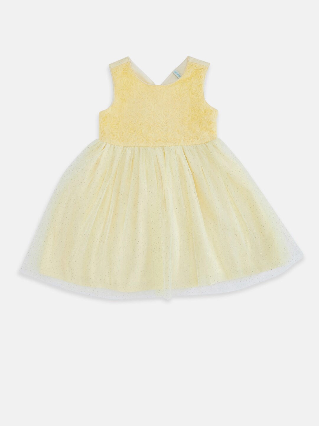 

Pantaloons Junior Yellow Floral Dress