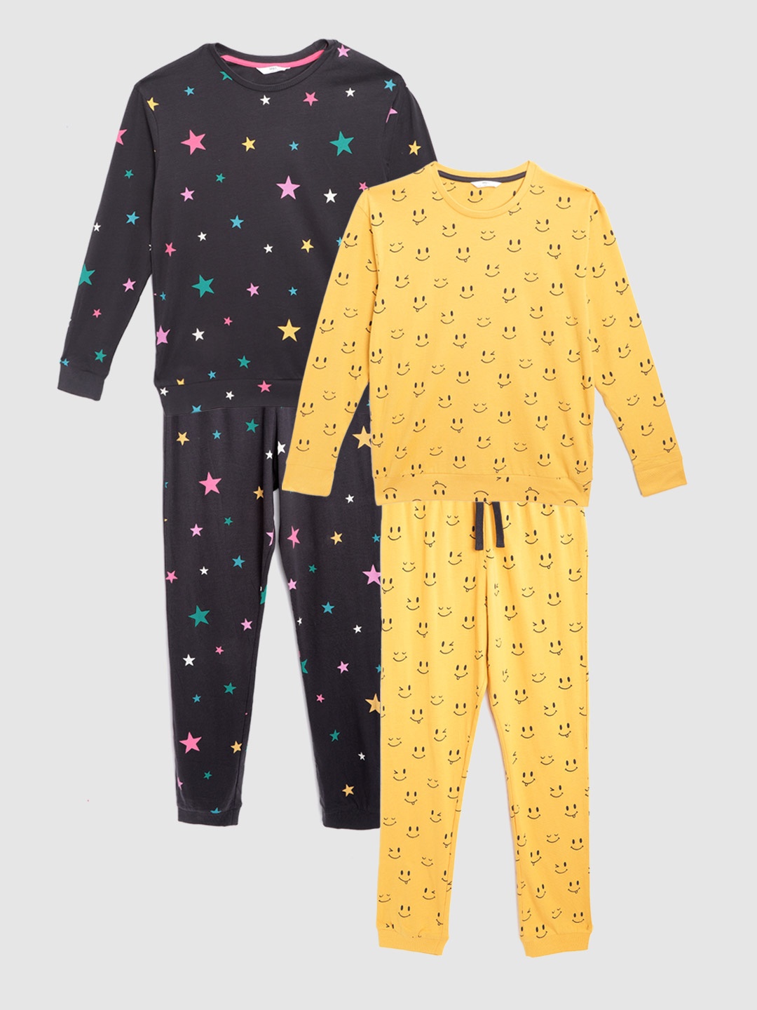 

Marks & Spencer Girls Pack of 2 Cotton Pyjama Sets, Mustard
