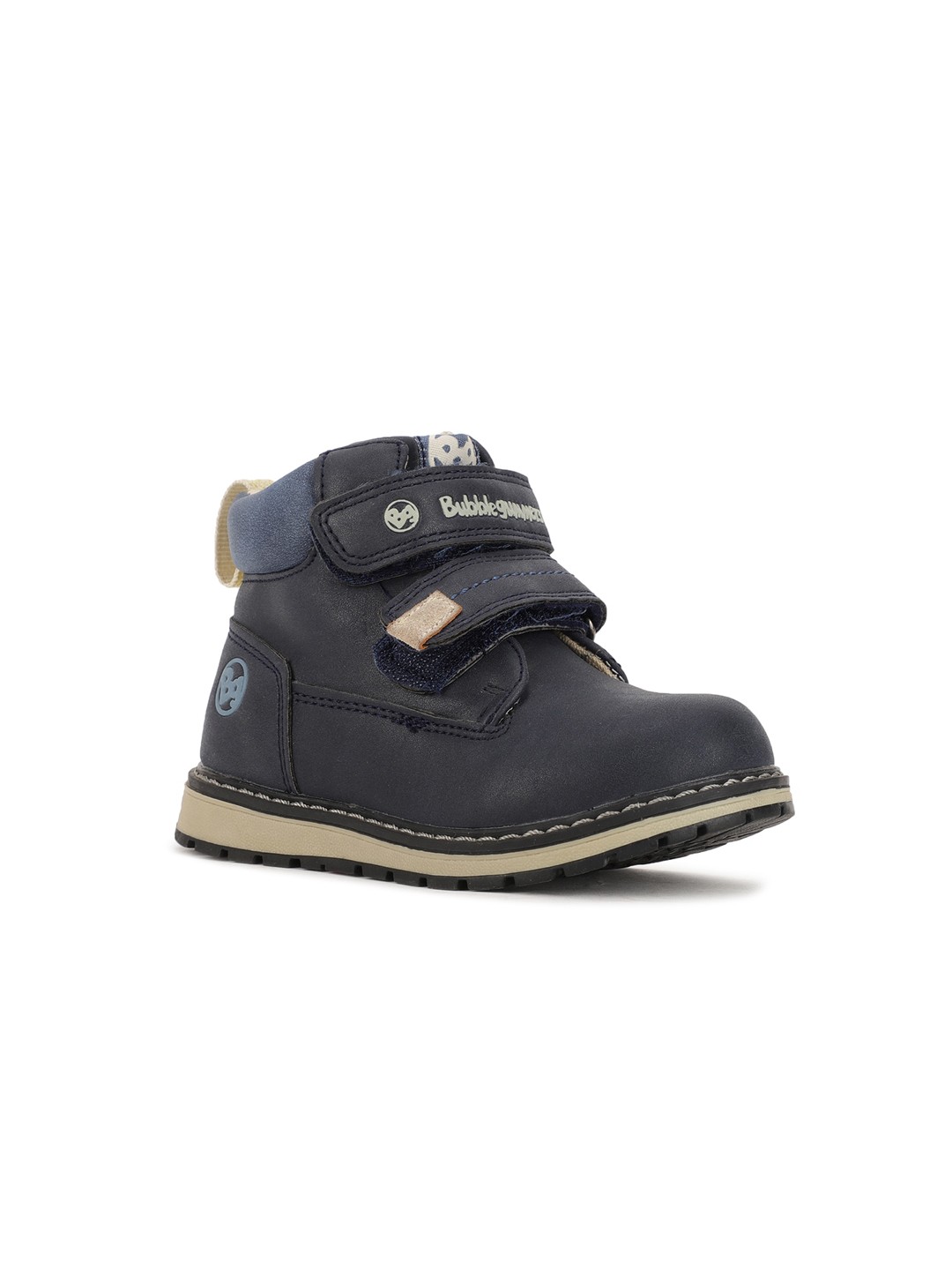 

Bubblegummers Boys Navy Blue PU Flat Boots