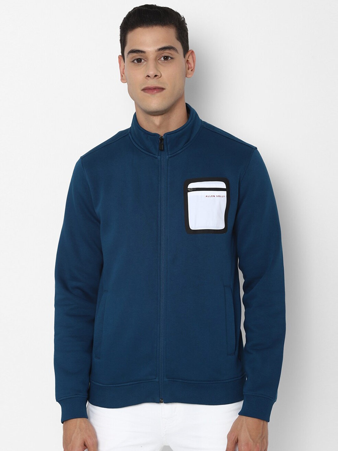 

Allen Solly Men Blue Sweatshirt