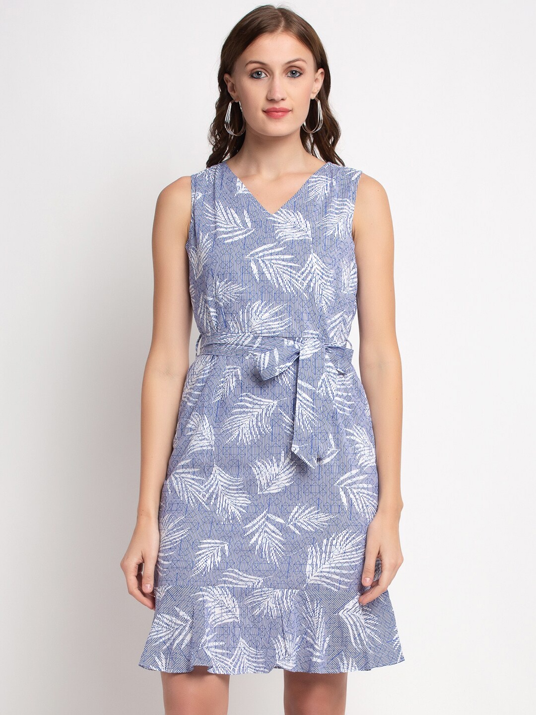 

Aujjessa White Tropical Dress