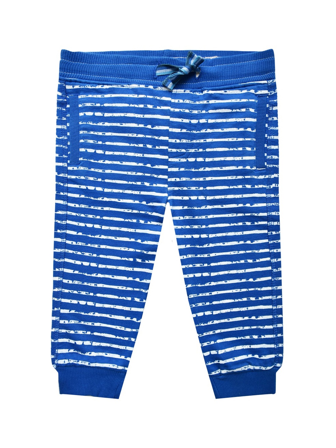 

milou Boys Blue & White Striped Pure cotton Joggers