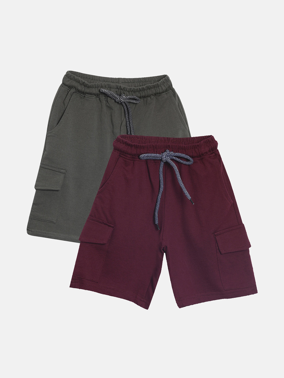 

American Kids Boys Maroon Cargo Shorts