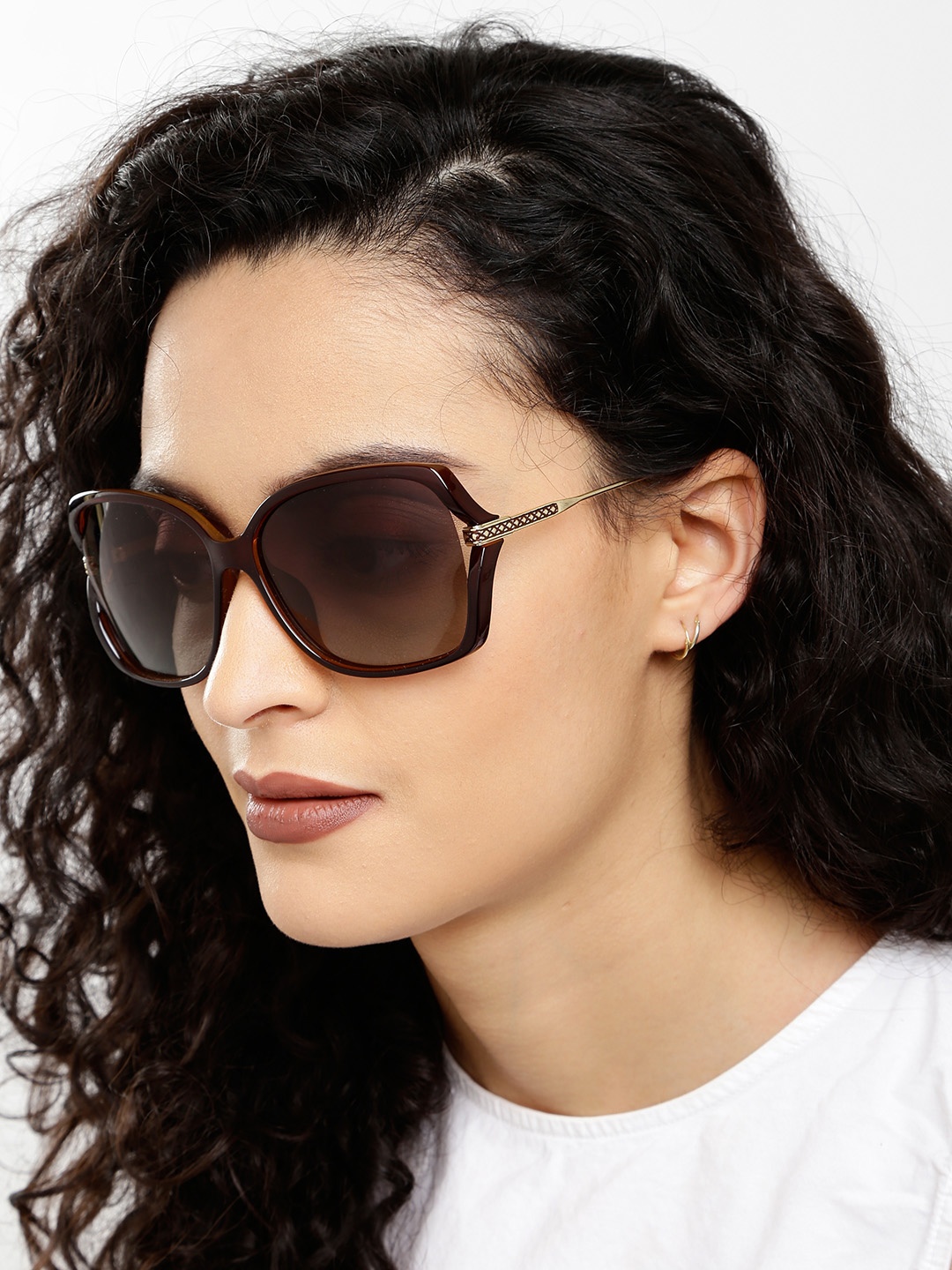

DressBerry Women Rectangular Sunglasses MFB-PN-TSD-6221-1, Brown