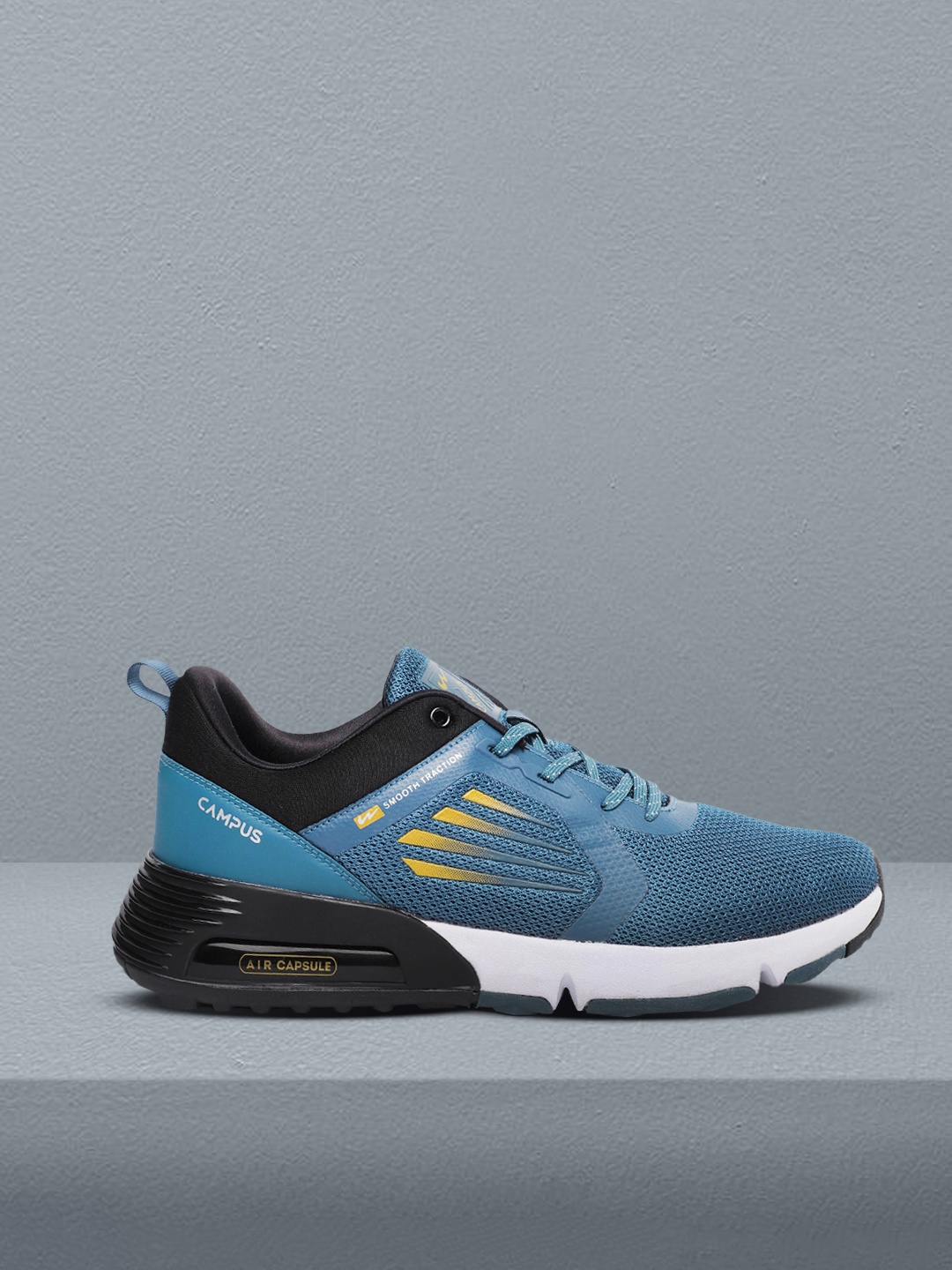 

Campus Men Blue Mesh Running Shoes